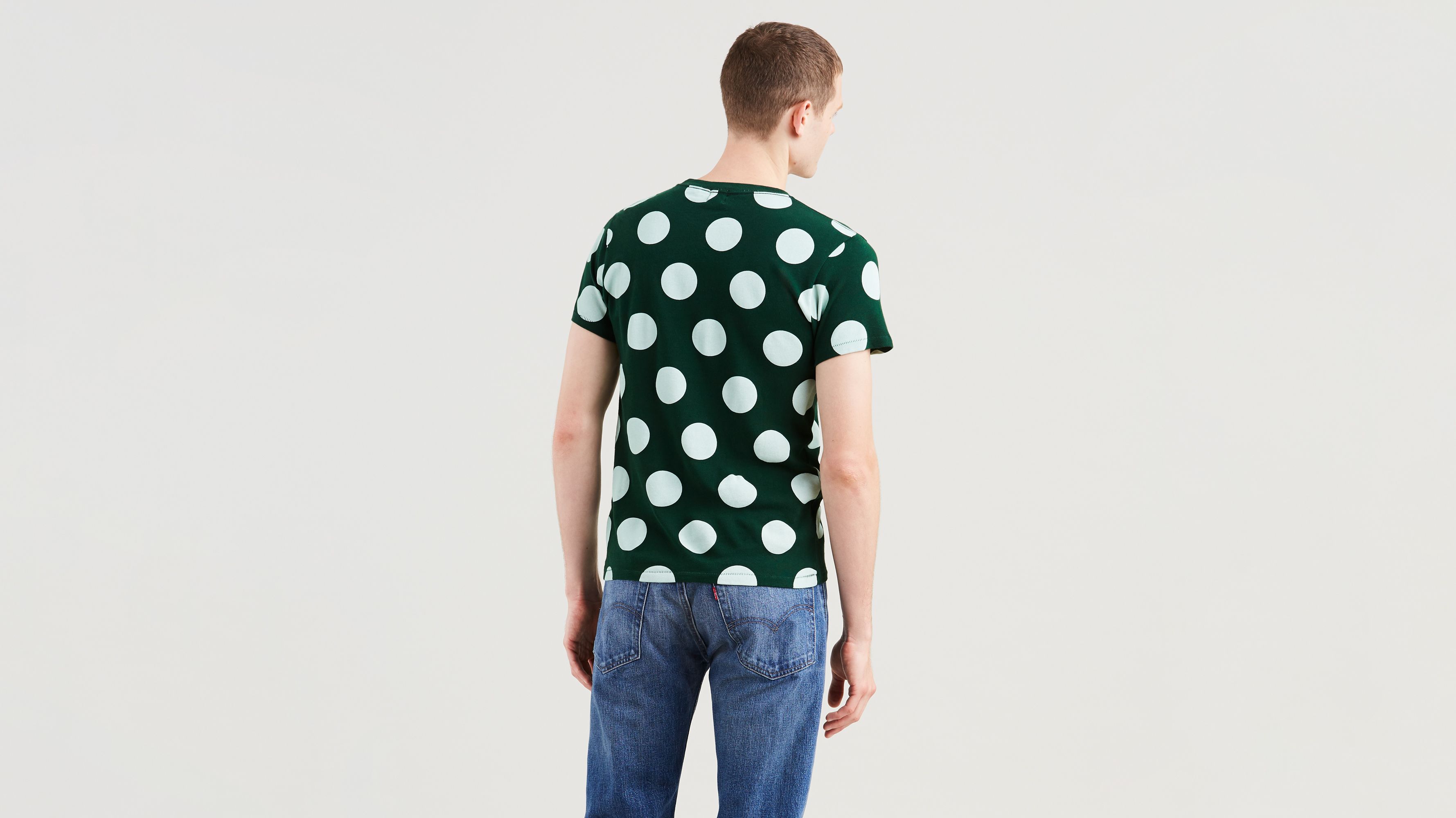 levis polka dot shirt