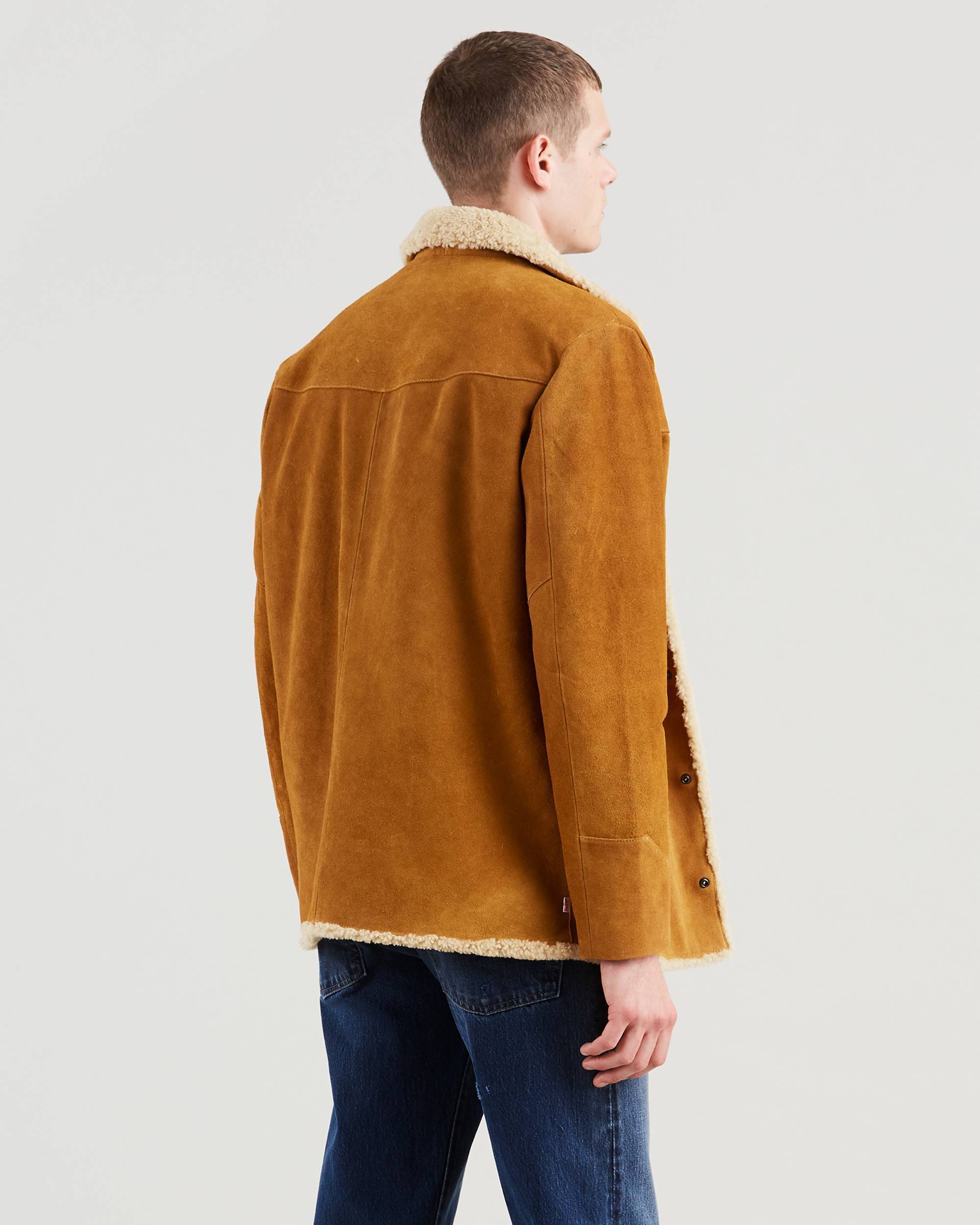 Suede Sherpa Trucker Jacket 2