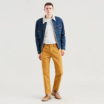 White Tab Straight Men's Jeans 1