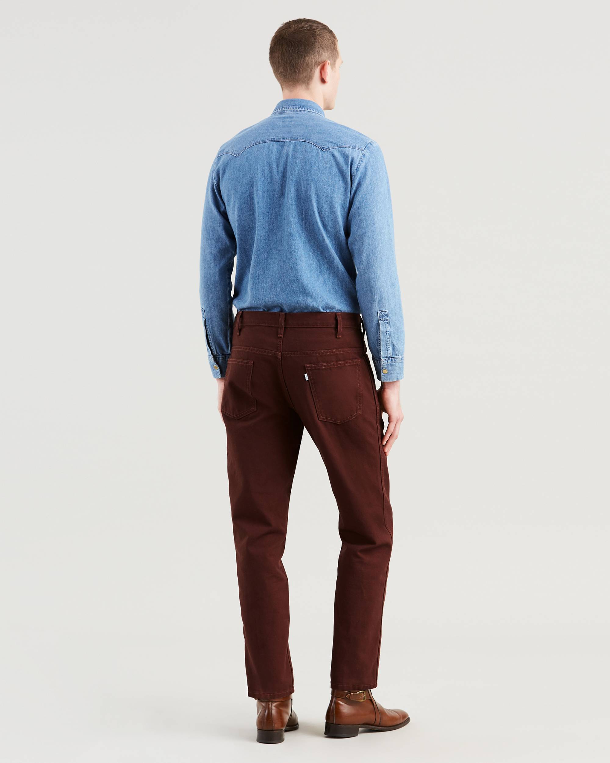 White Tab Straight Men's Jeans 3