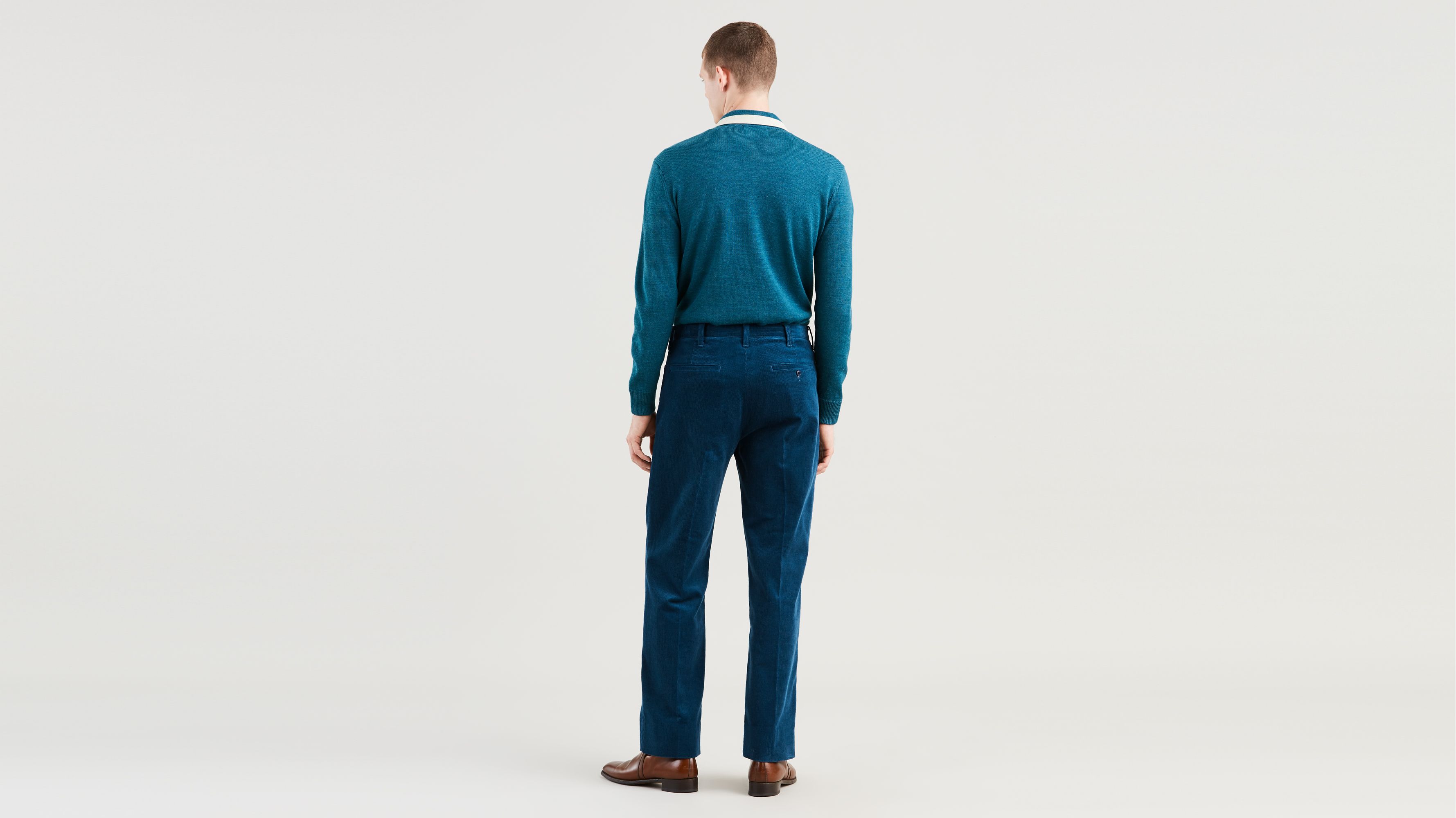 Corduroy straight trousers - Men | Mango Man USA