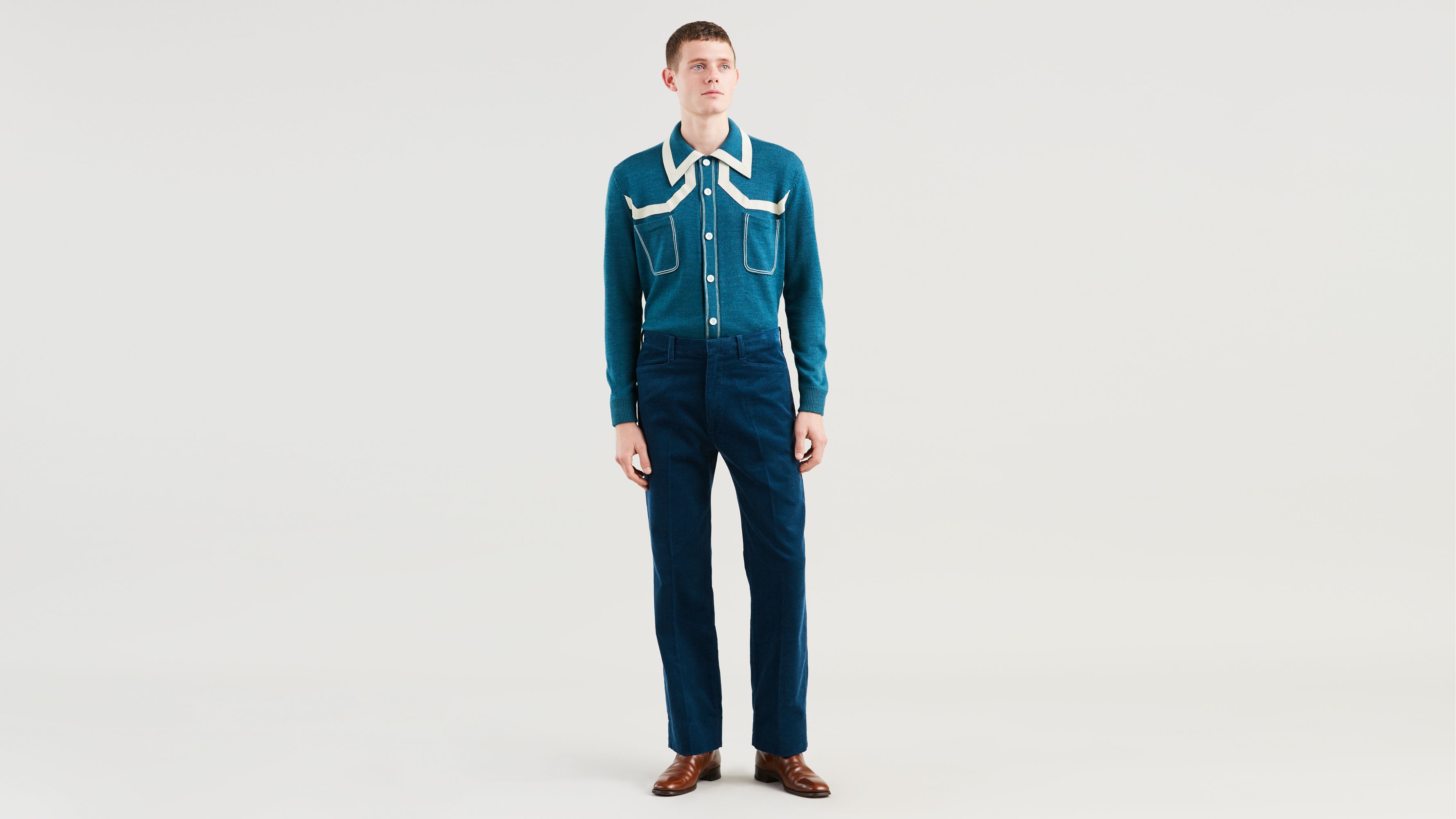 Levis Panatela Sportswear Mens Corduroy Pants Brown Pockets Vtg 70s 34 x  30.5 | eBay