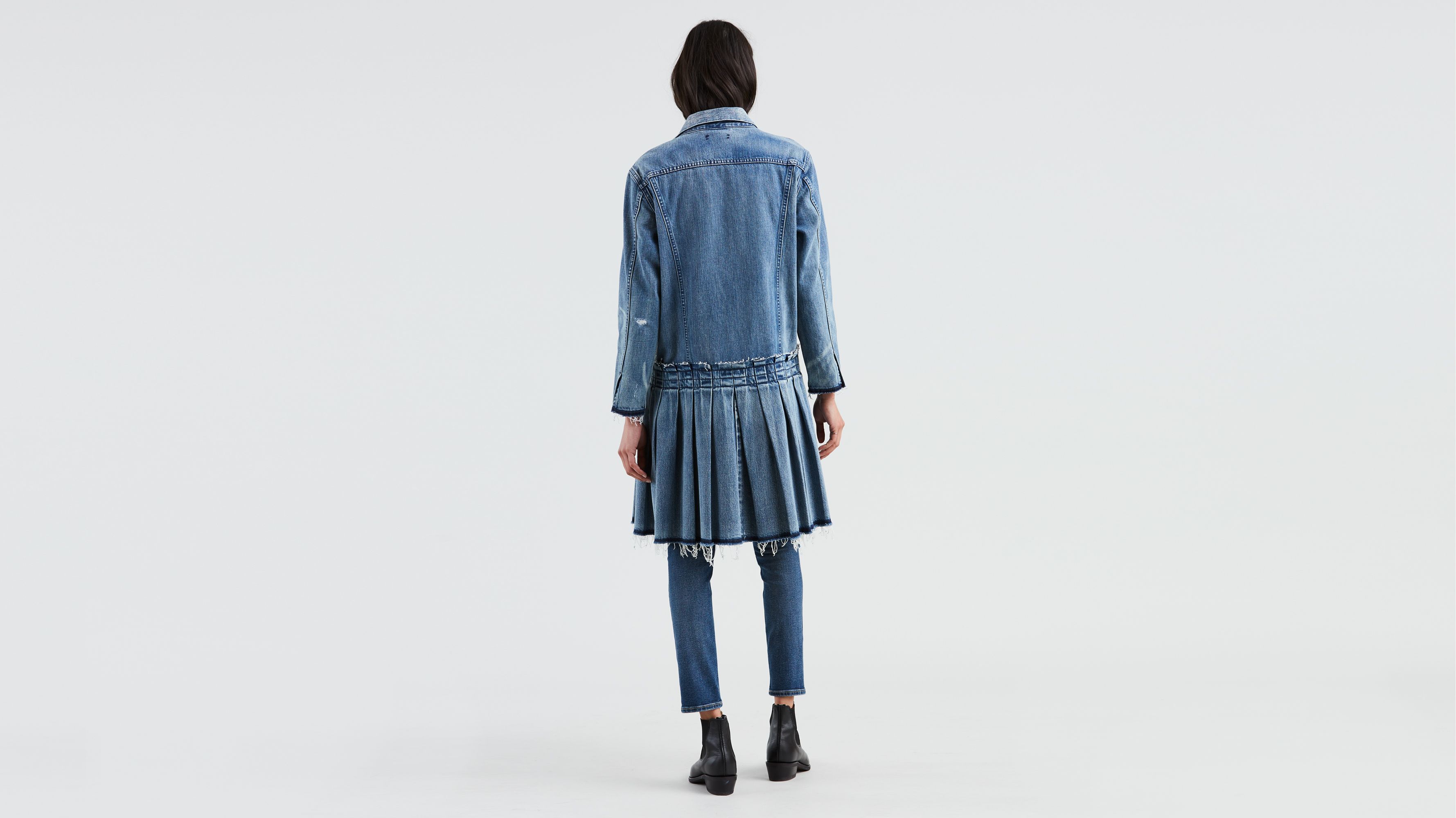 levis pleated trucker jacket