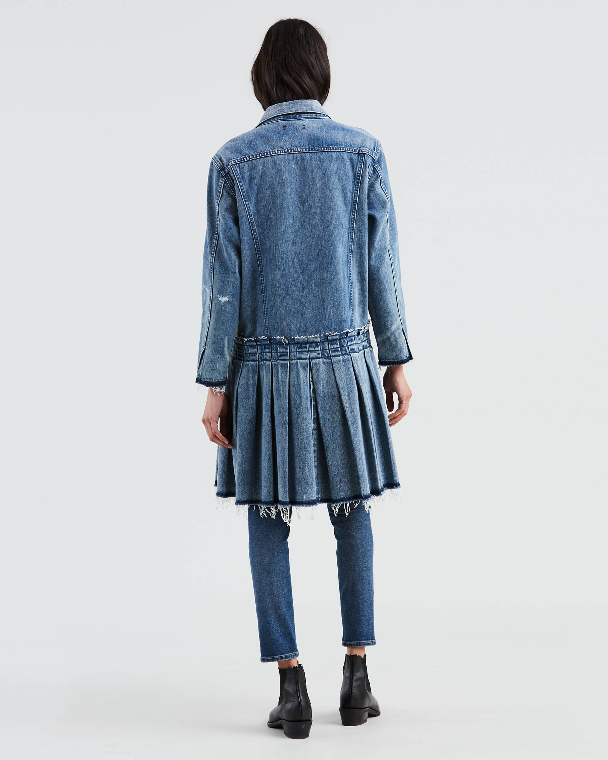 Pleated Trucker Jacket 3