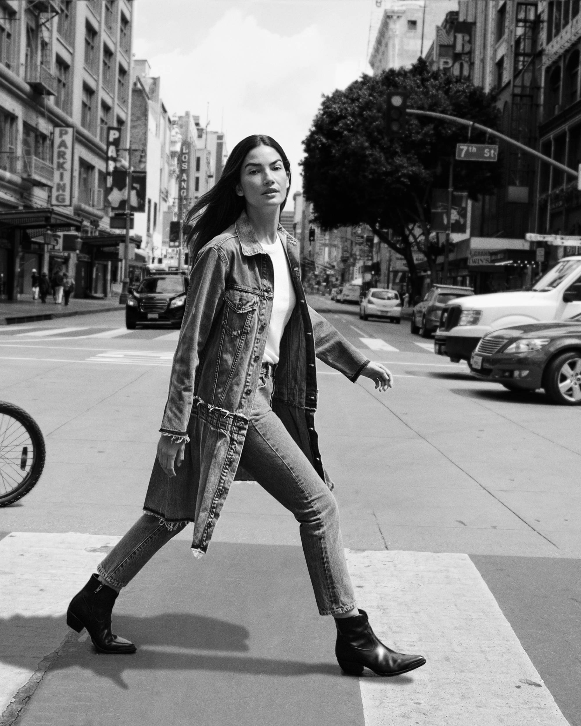 Pleated Trucker Jacket 4