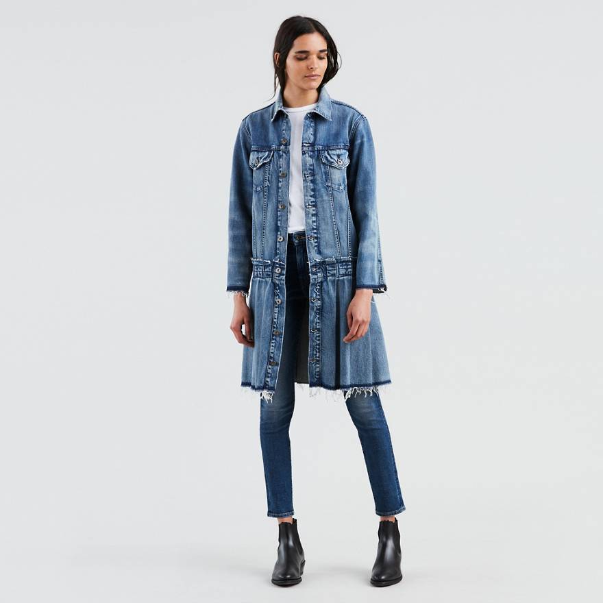 Pleated Trucker Jacket 1