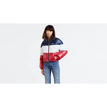Cropped Puffer Jacket - Multi-color | Levi's® US