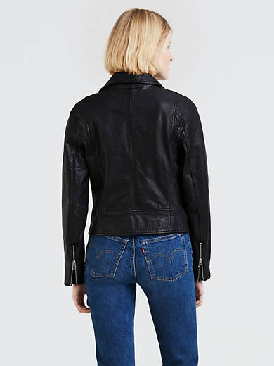 Leather Moto Jacket - Black | Levi's® US