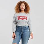 Levi's® Logo Relaxed Crewneck Sweatshirt (Plus Size) 1