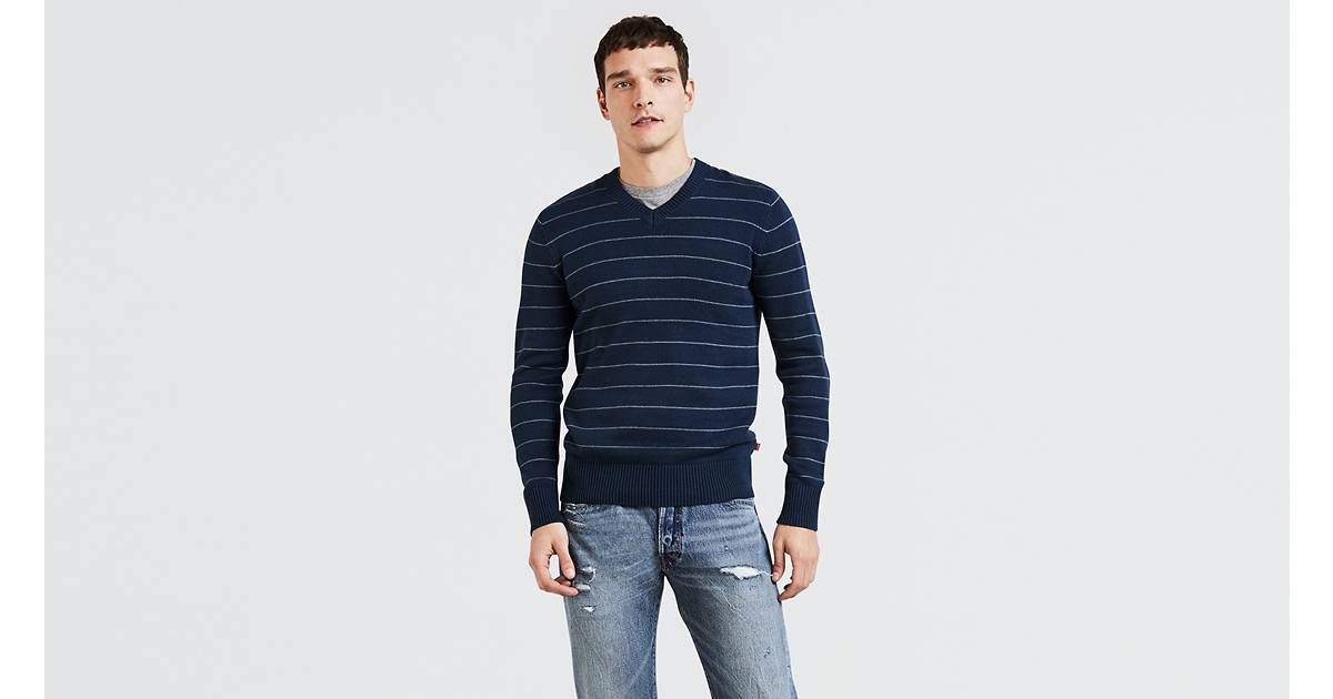 Classic V-neck Sweater - Blue | Levi's® US