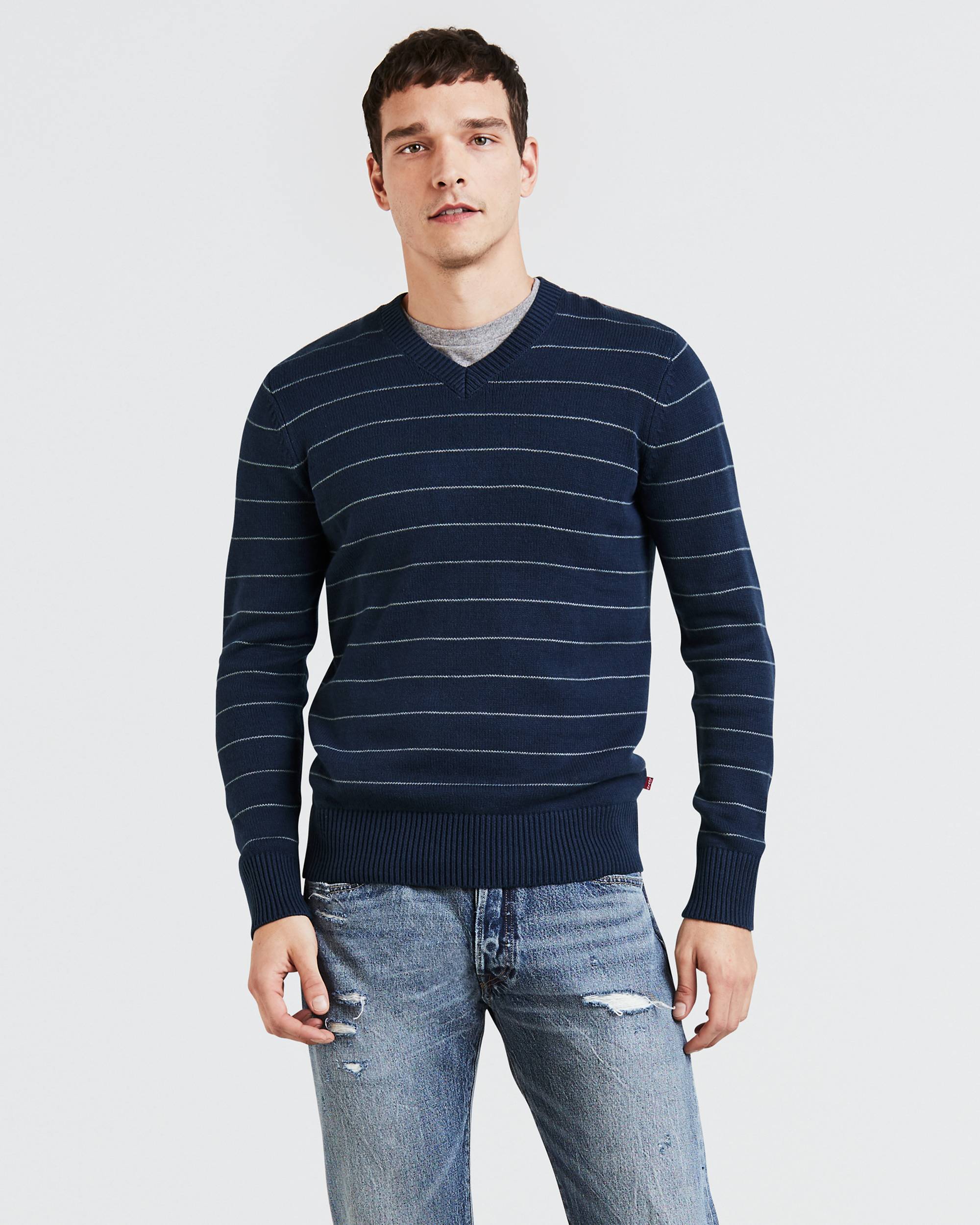 Classic V-neck Sweater 1