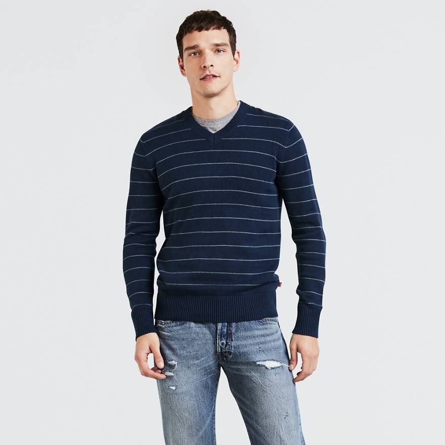 Classic V-neck Sweater 1