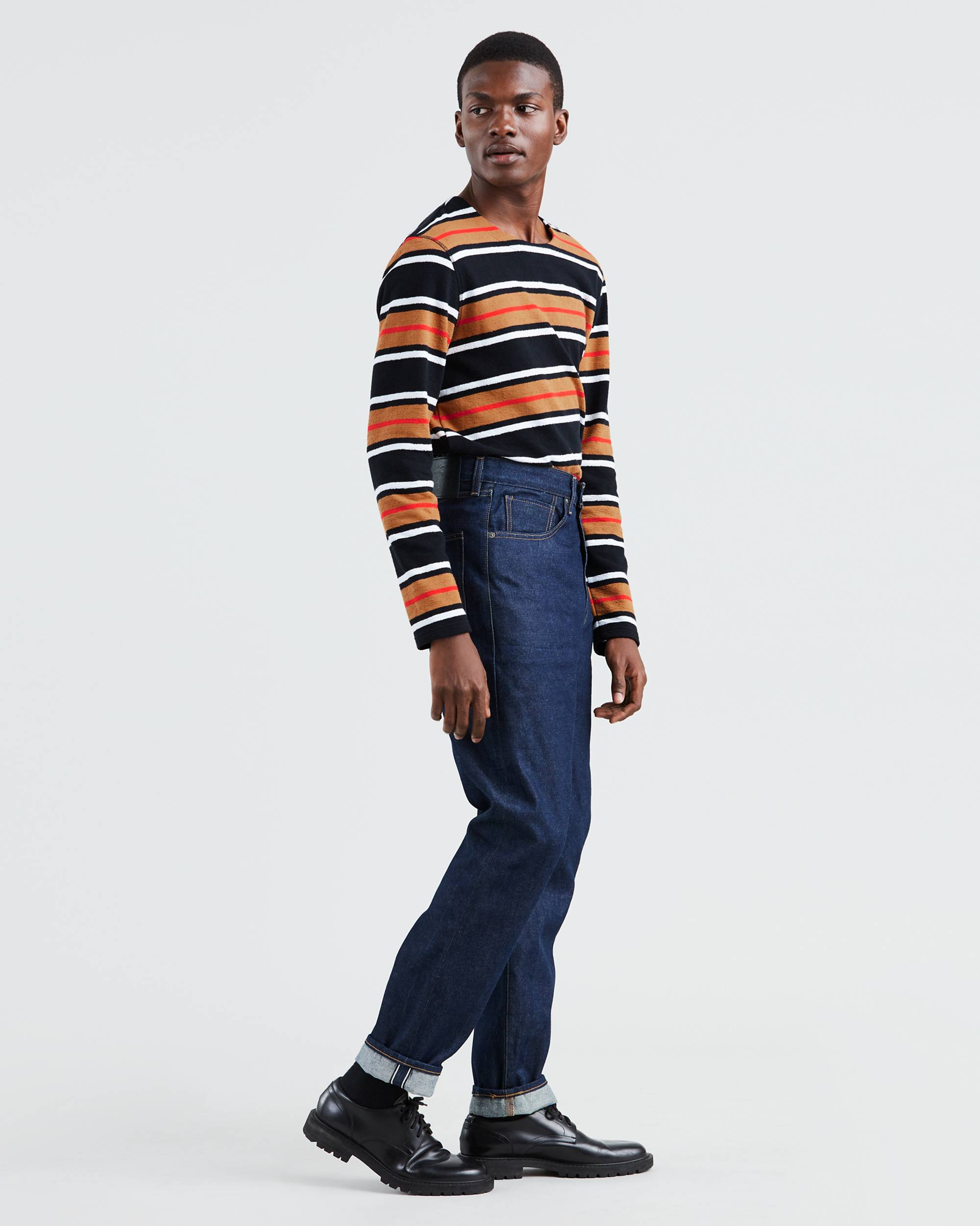 Mid Rise Straight Men's Jeans 2