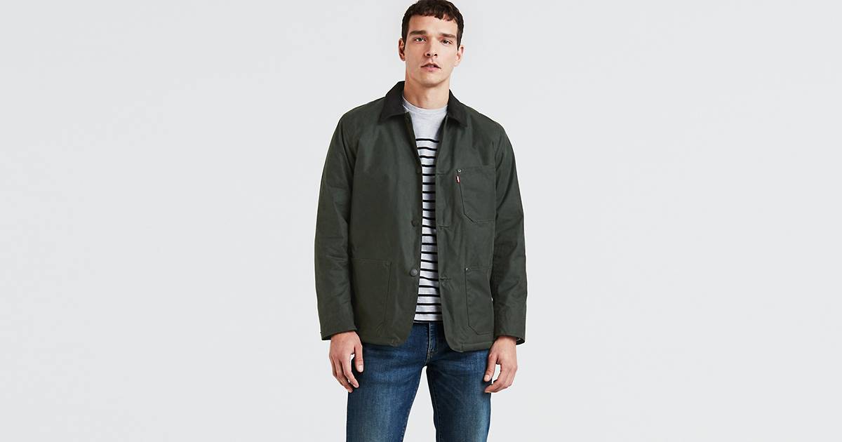 Sherpa Lined Engineer's Coat - Green | Levi's® US