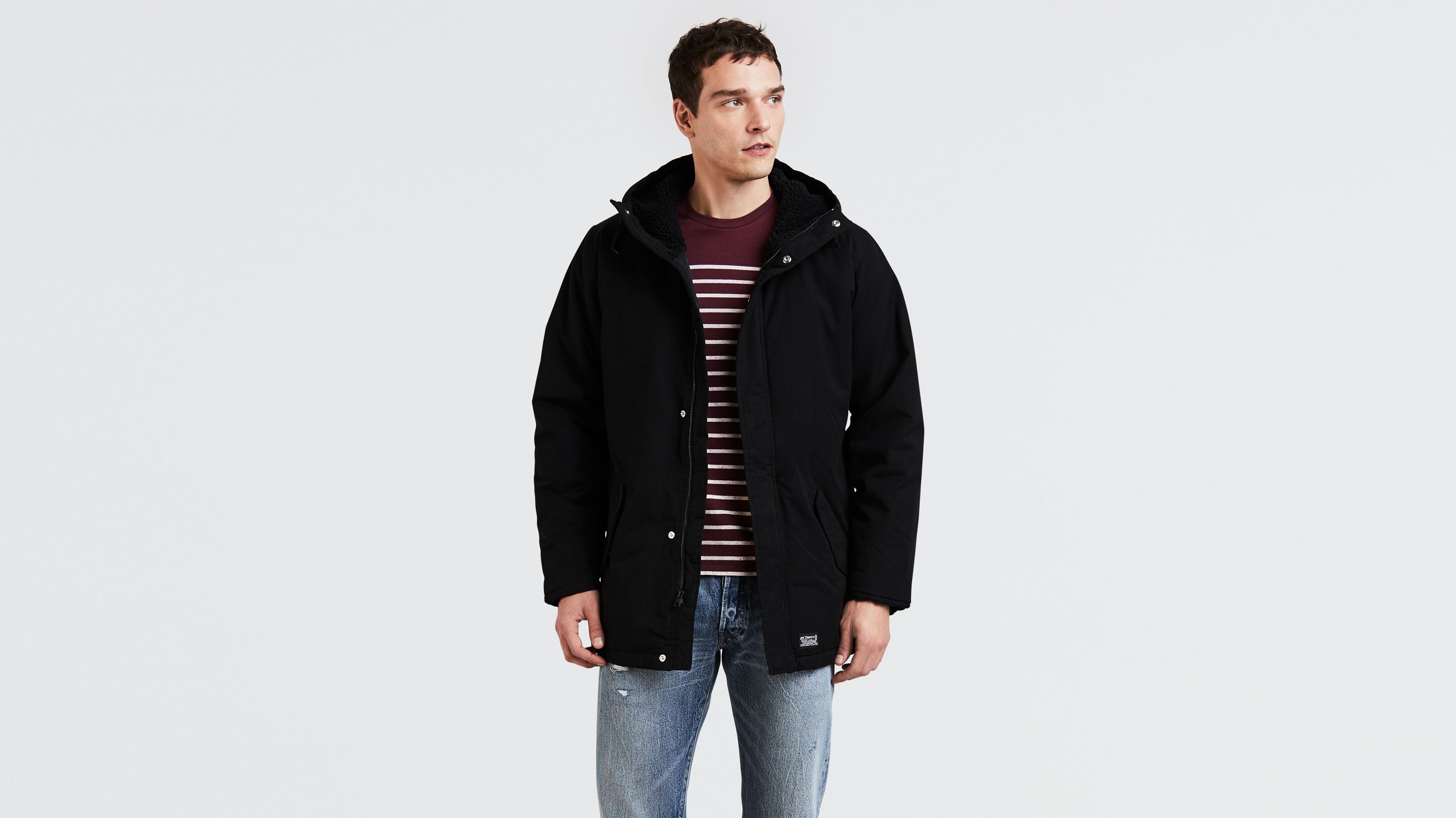 levi's erkek thermore padded parka