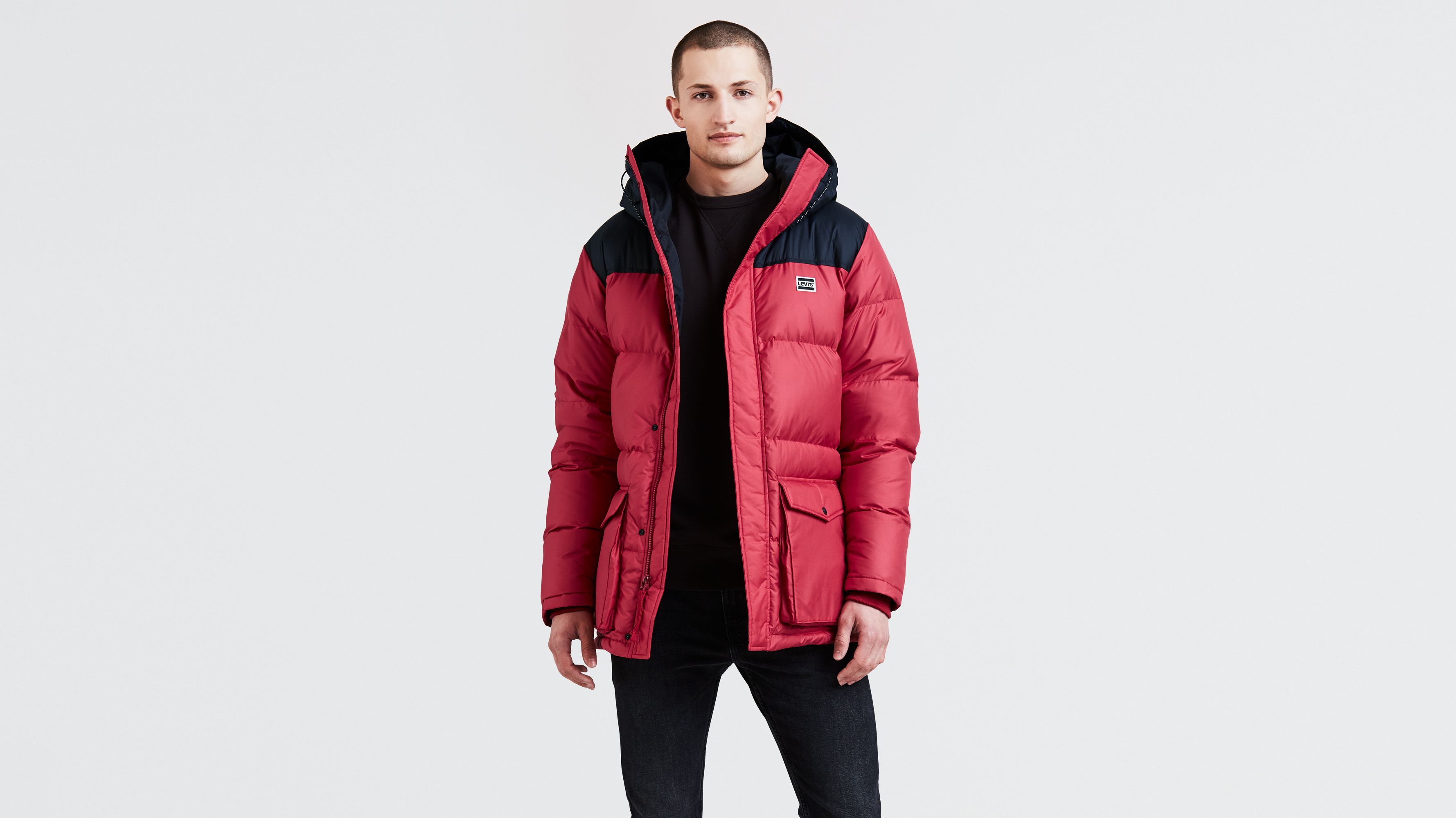 Down Puffer Coat - Red | Levi's® US