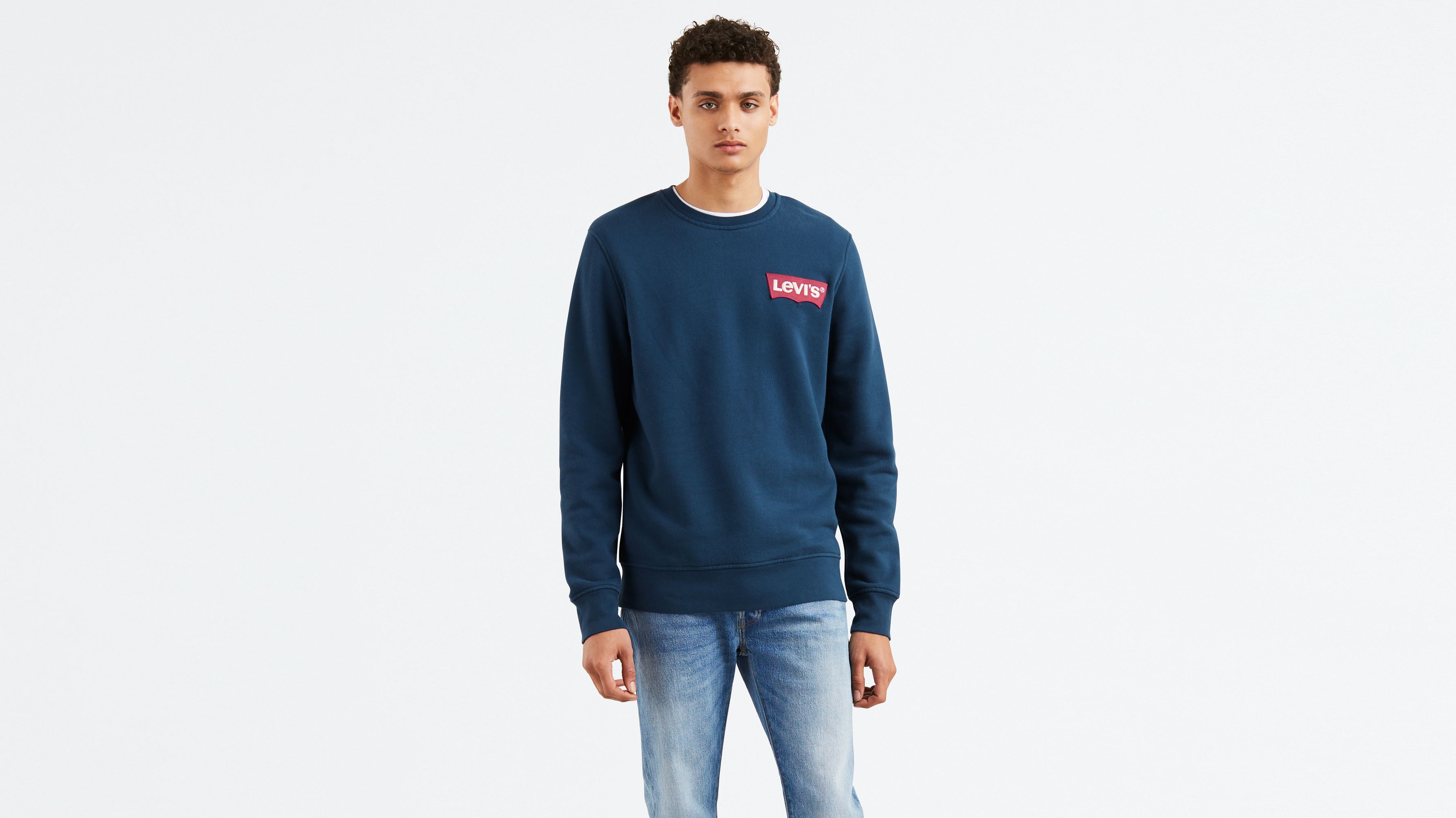 levi's modern crewneck sweatshirt