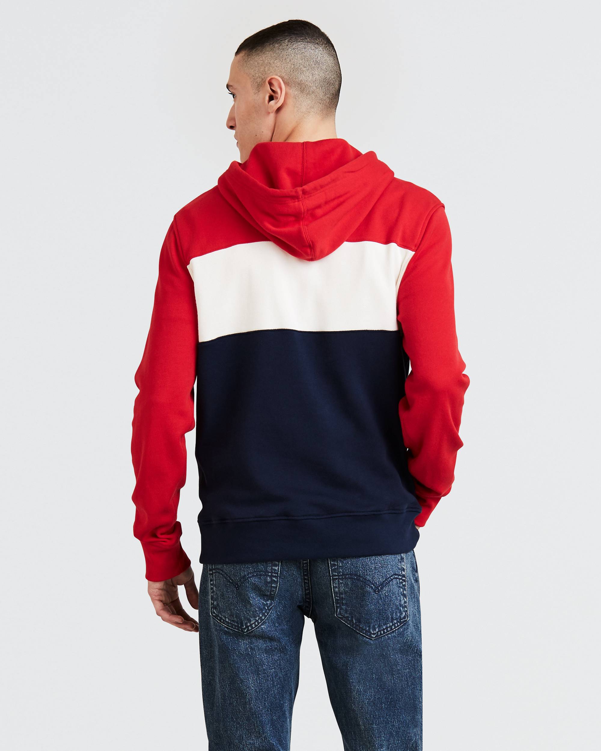 Colorblock Logo Hoodie 2