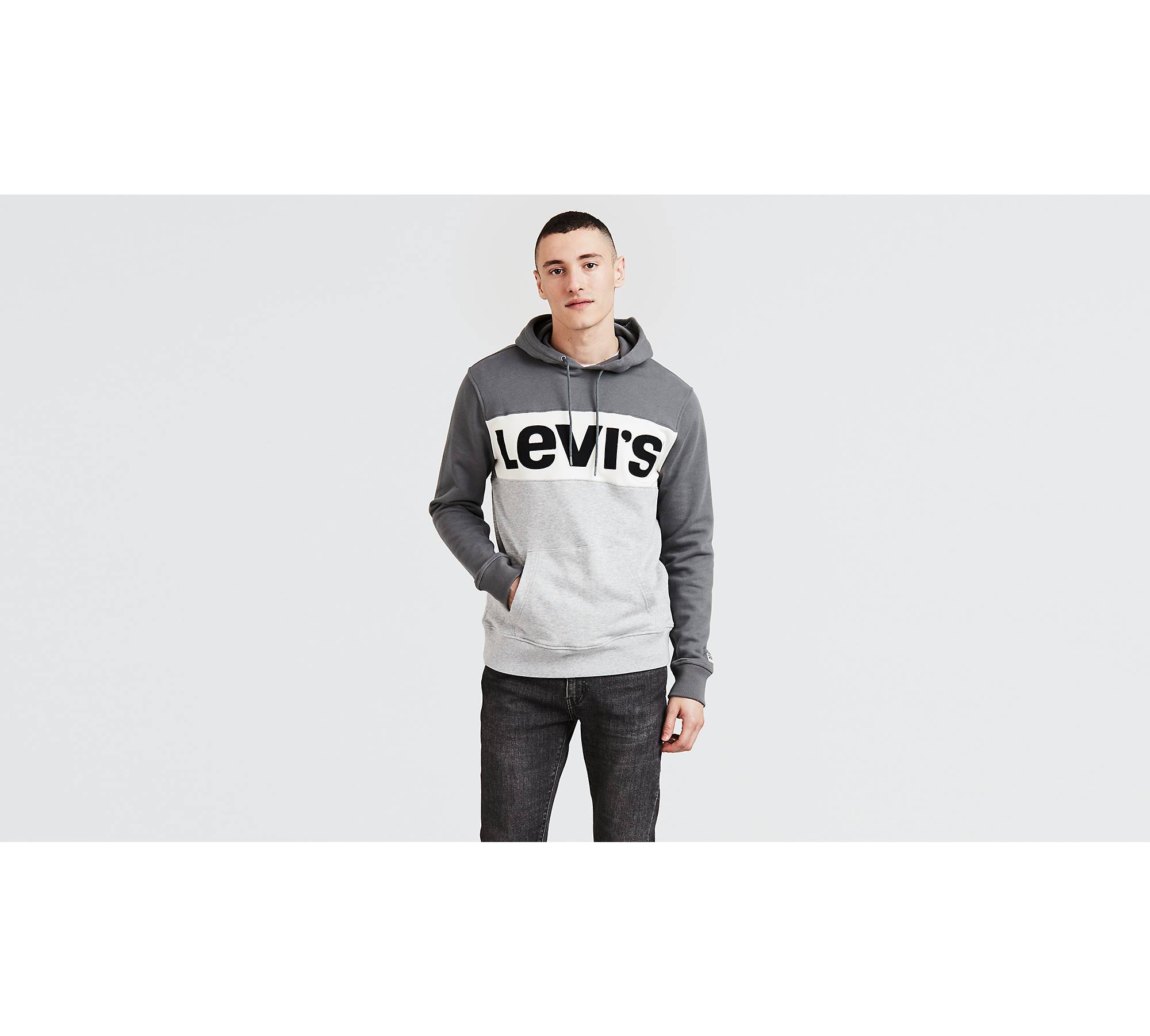 Levi's Graphic Po Hoodie- B, Pull Homme, Gris (Hm Co Midtone Heather Grey  0037), XXX-Large : : Mode