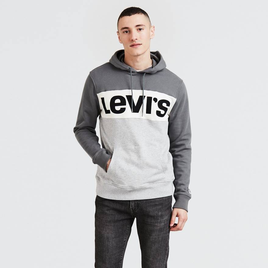 Colorblock Logo Hoodie 1
