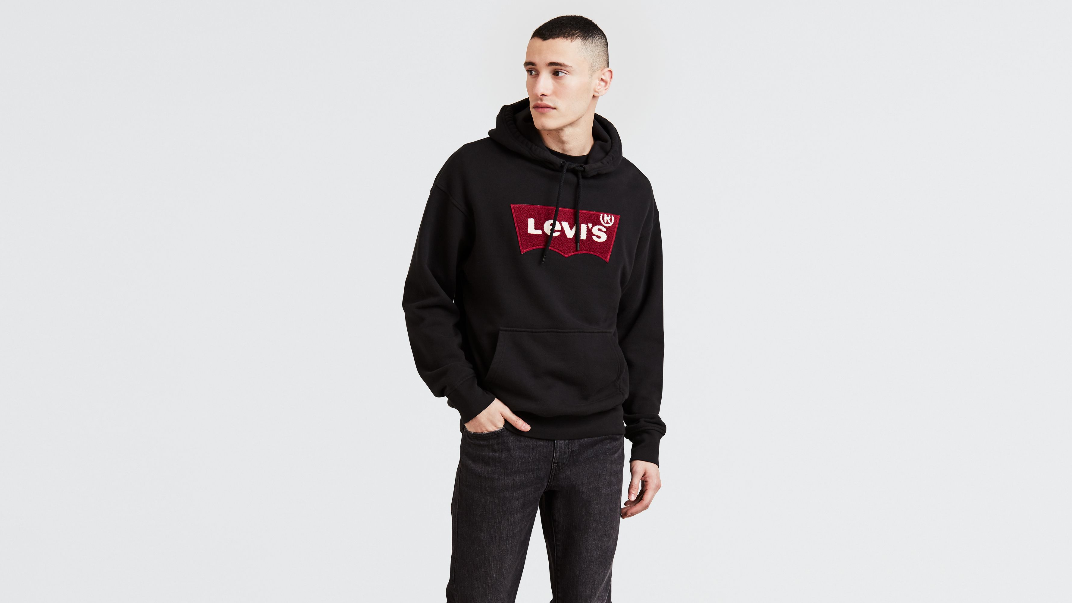 levis oversized pull hoodie