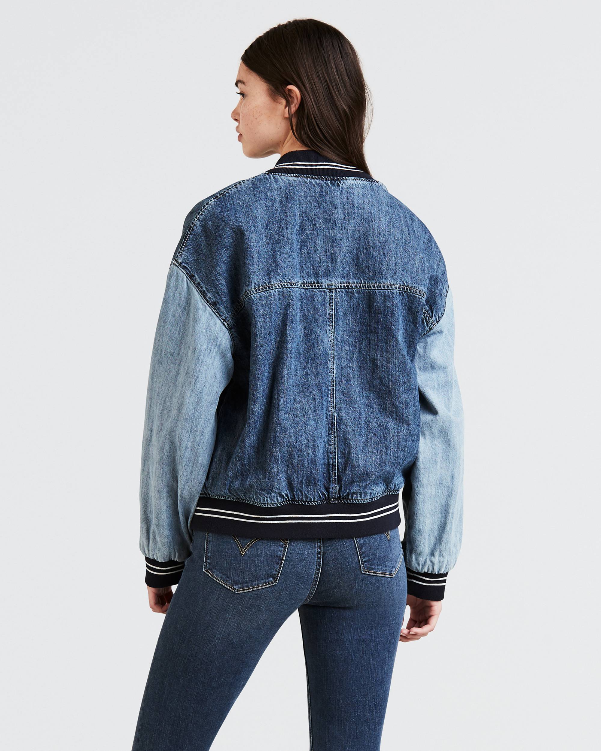 Denim Bomber Jacket 3