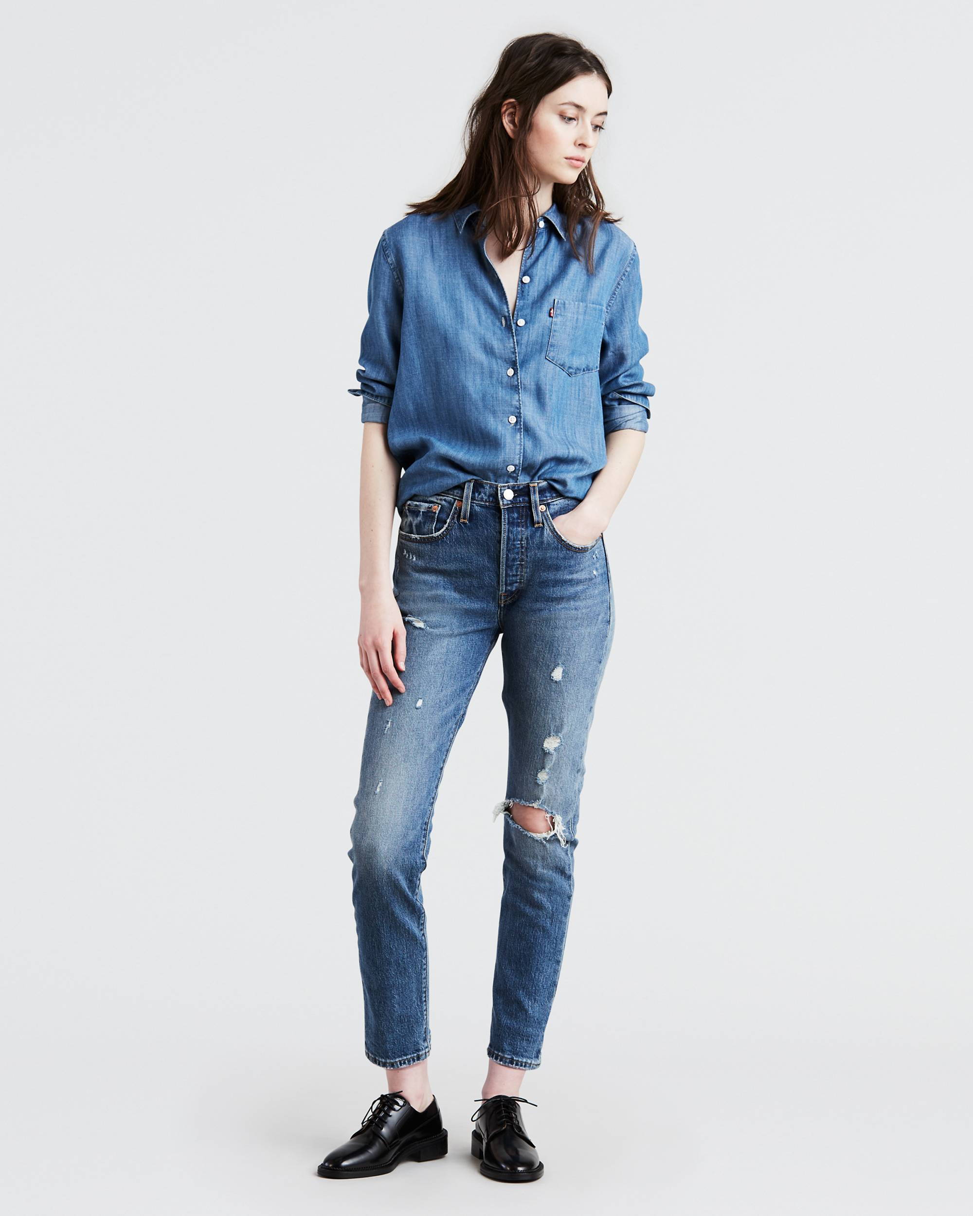 501® Button Your Fly Skinny Women's Jeans 1