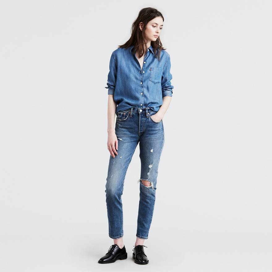 501® Button Your Fly Skinny Women's Jeans 1