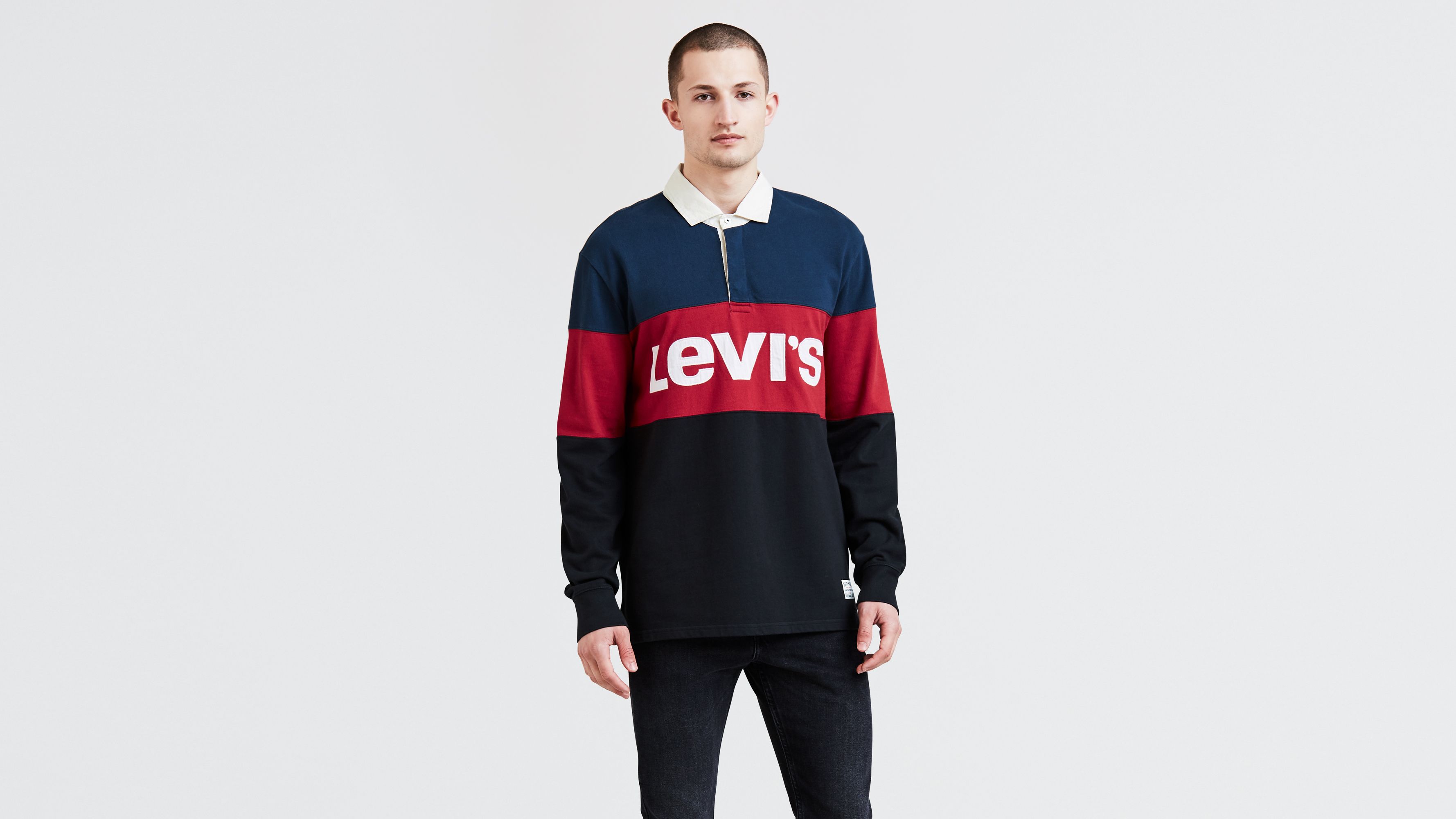 Colorblock Rugby Shirt - Blue | Levi's® US