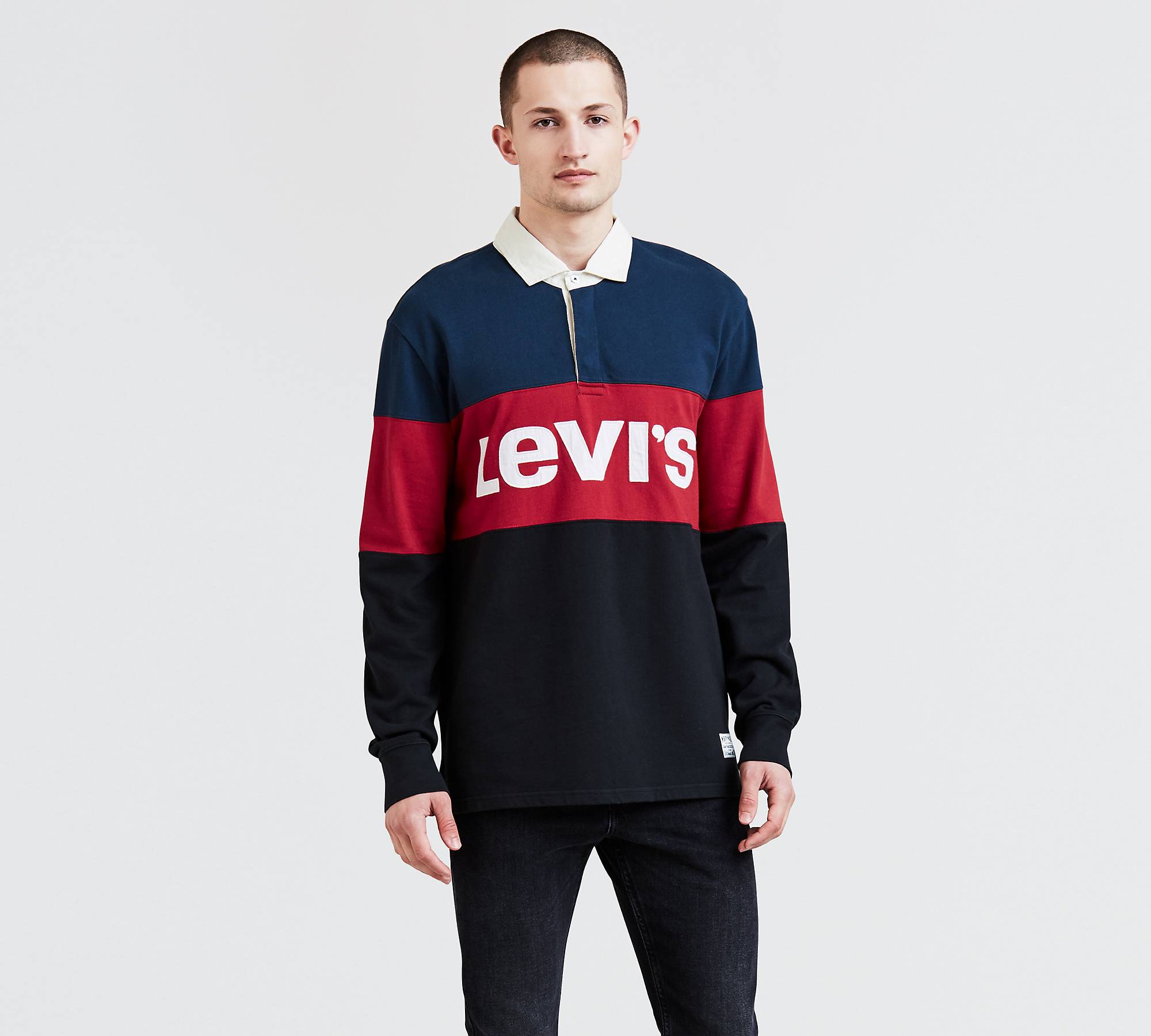 Colorblock Rugby Shirt - Blue | Levi's® US
