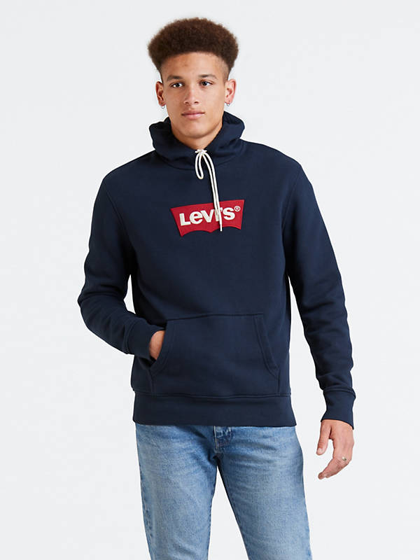 Levi's® Logo Hoodie - Blue | Levi's® CA