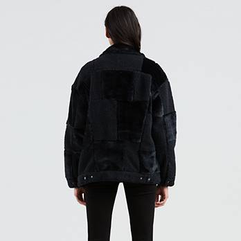 Patched Sherpa Trucker Jacket 2
