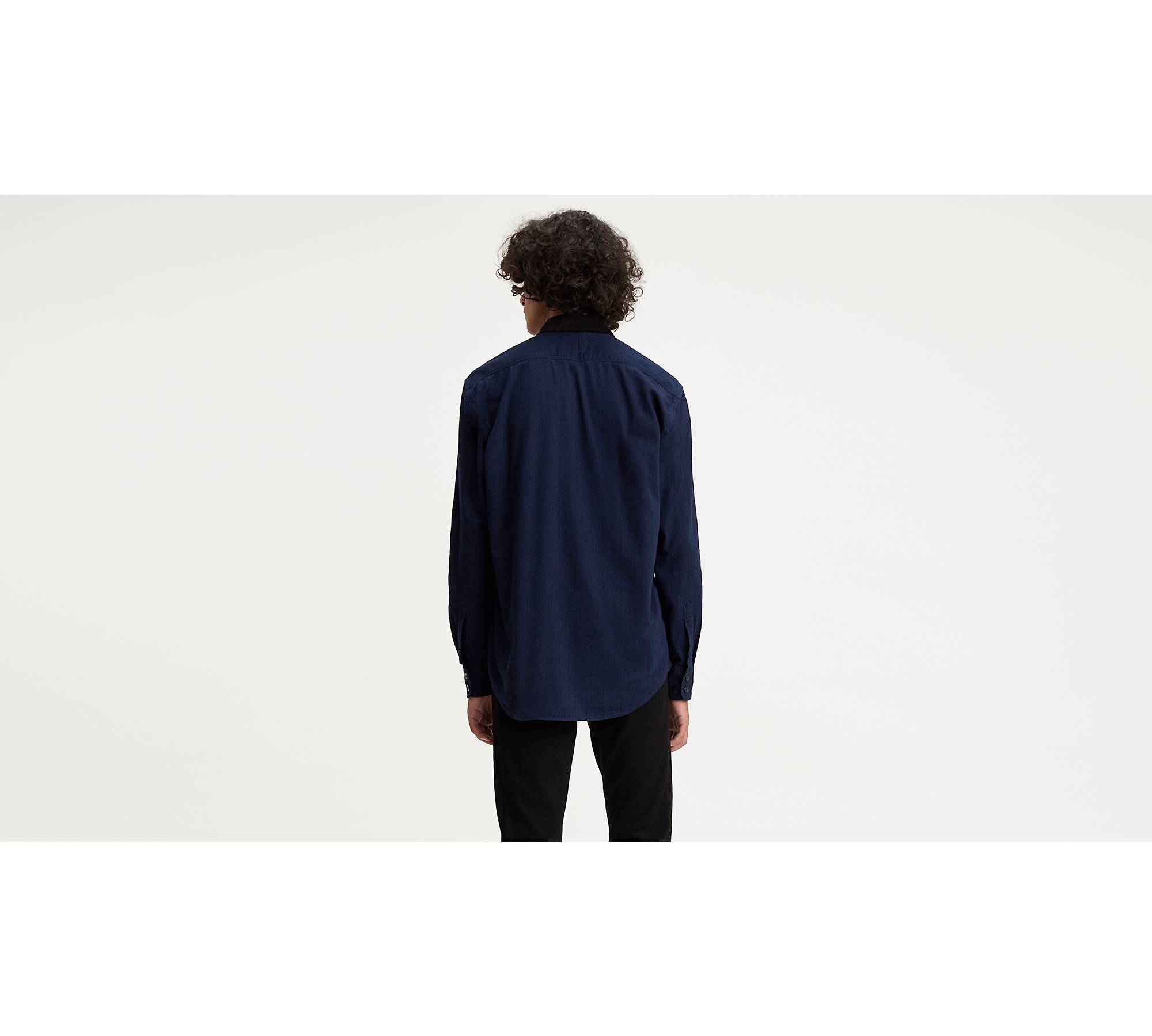Corduroy Collar Barstow Western Shirt - Blue | Levi's® US