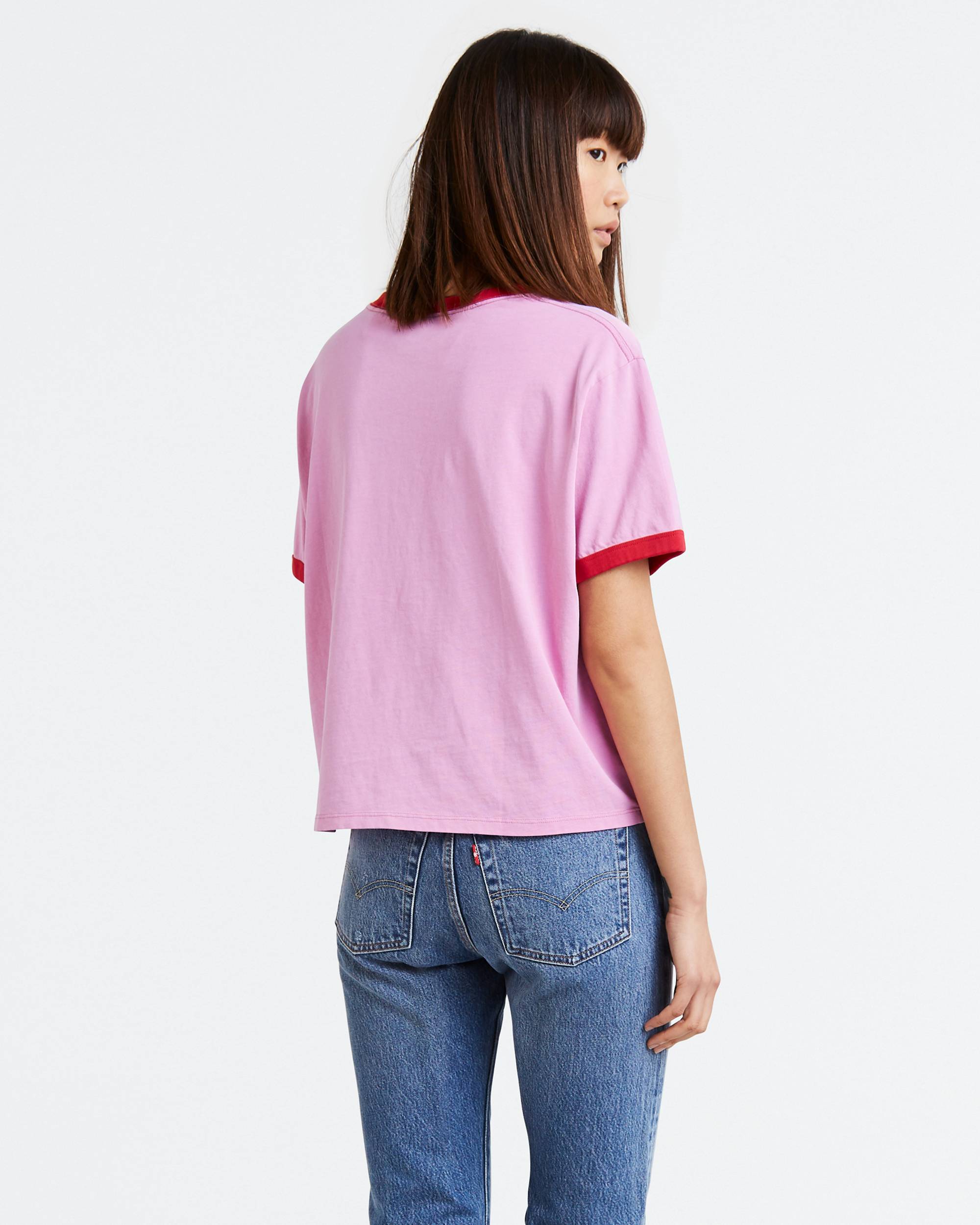 Graphic J.V. Ringer Tee Shirt 2