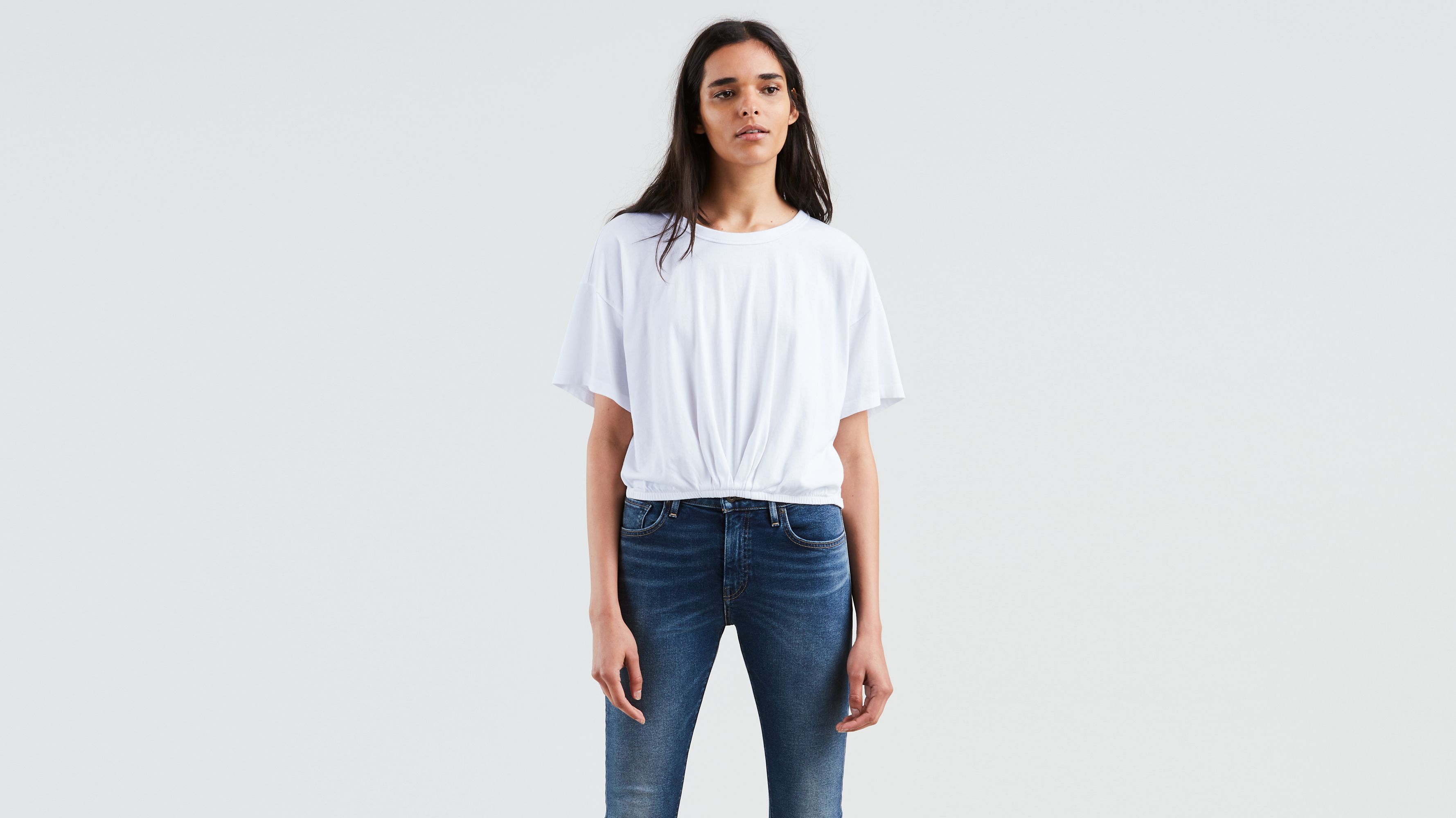 High Rise Tee - White | Levi's® US