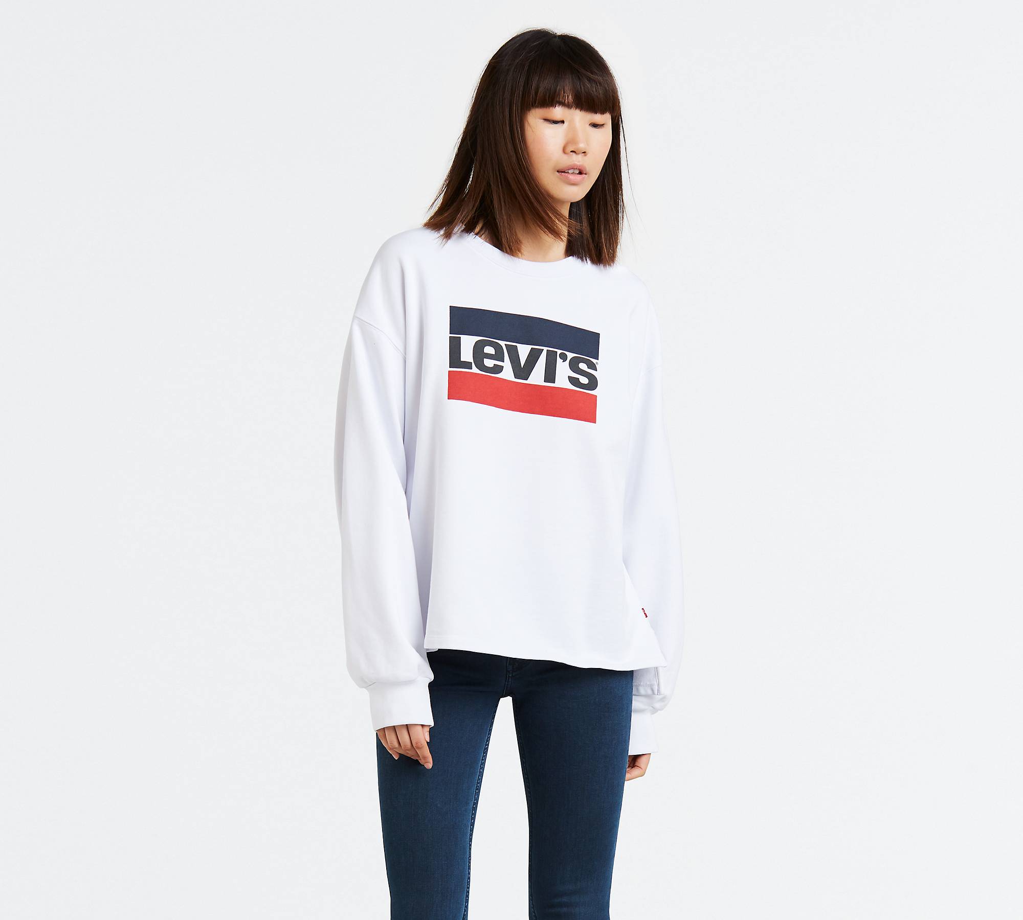 Graphic Big Sleeve Sweatshirt - White | Levi's® US