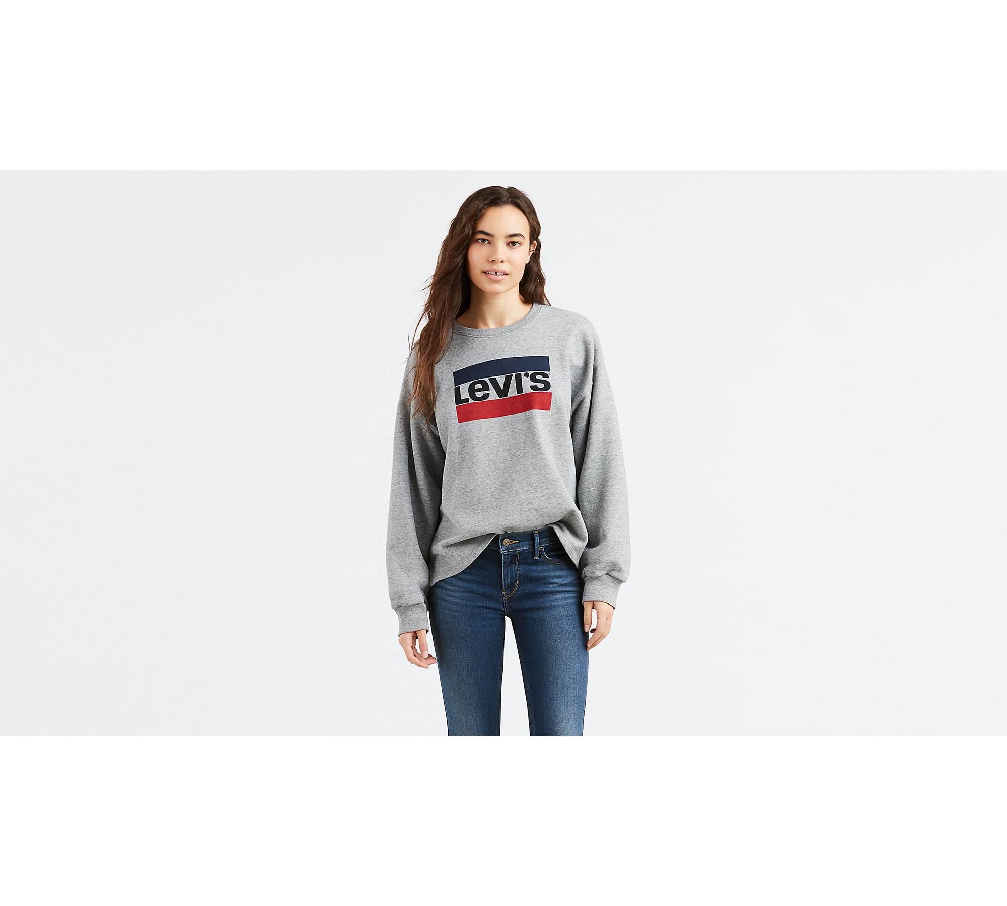 Graphic Big Sleeve Sweatshirt - Grey | Levi's® US