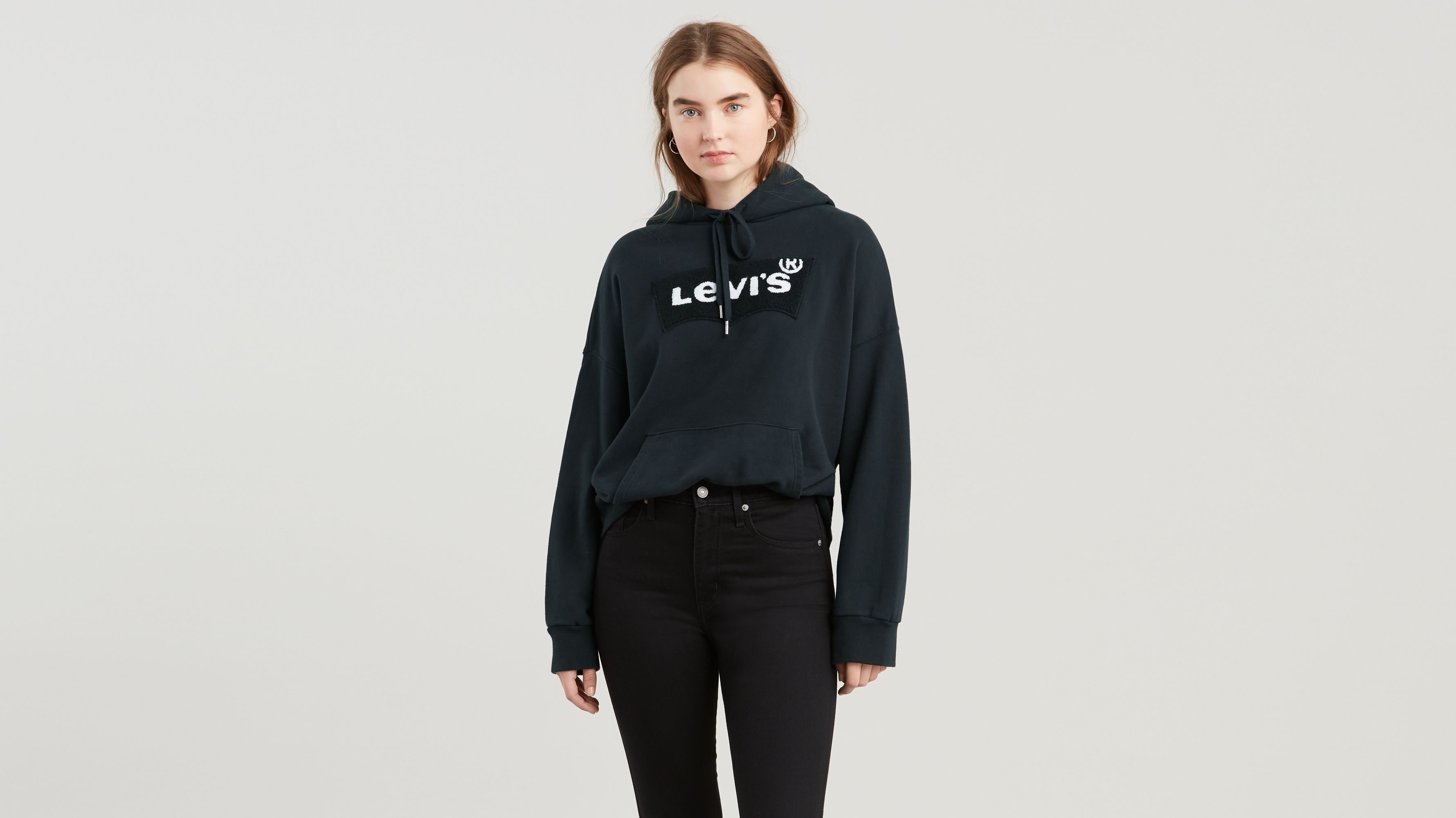 levi's graphic oversized hoodie
