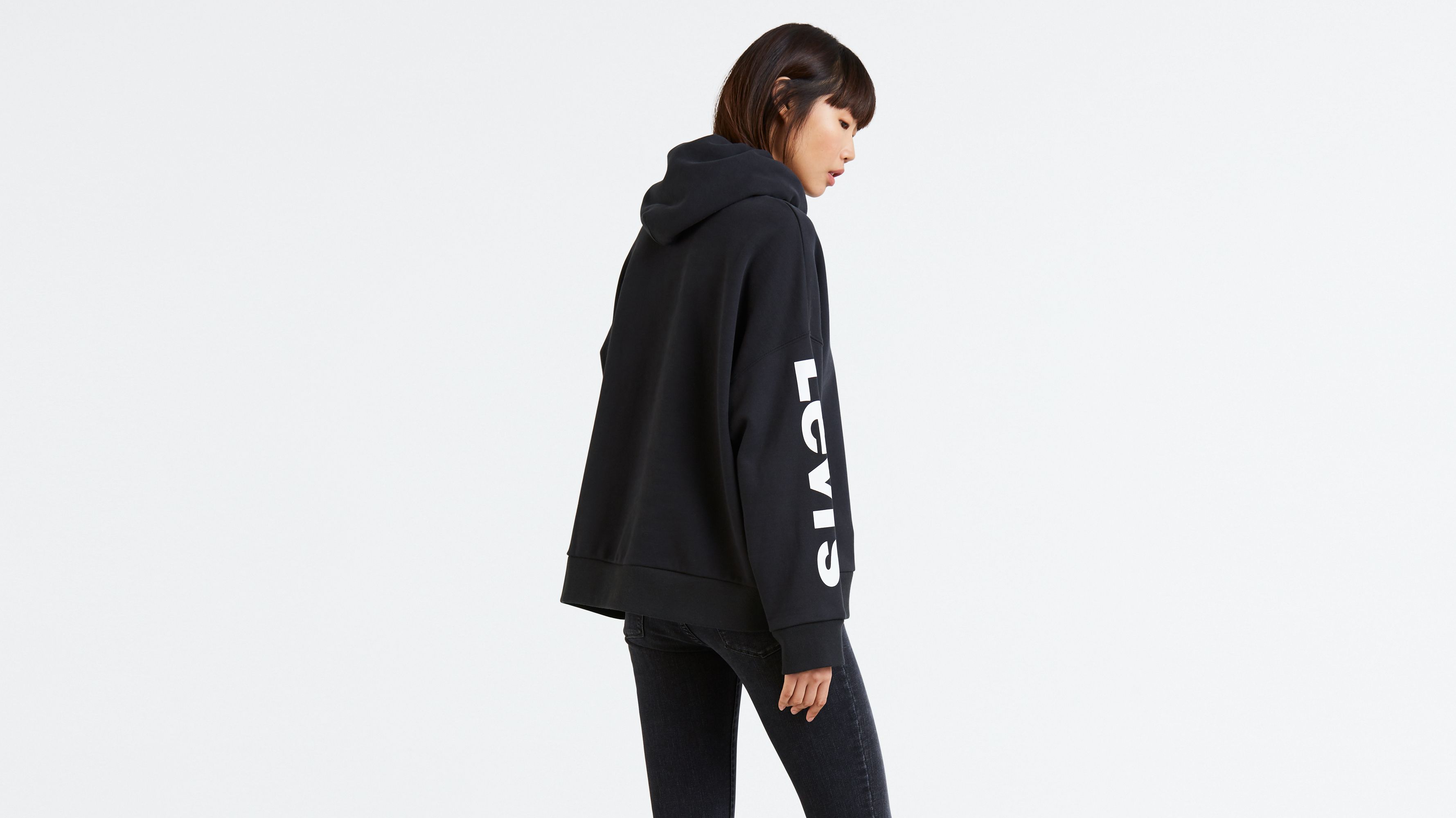 graphic oversized hoodie levis