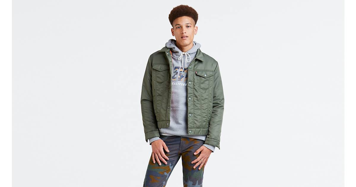Thermore Trucker Jacket - Green | Levi's® US
