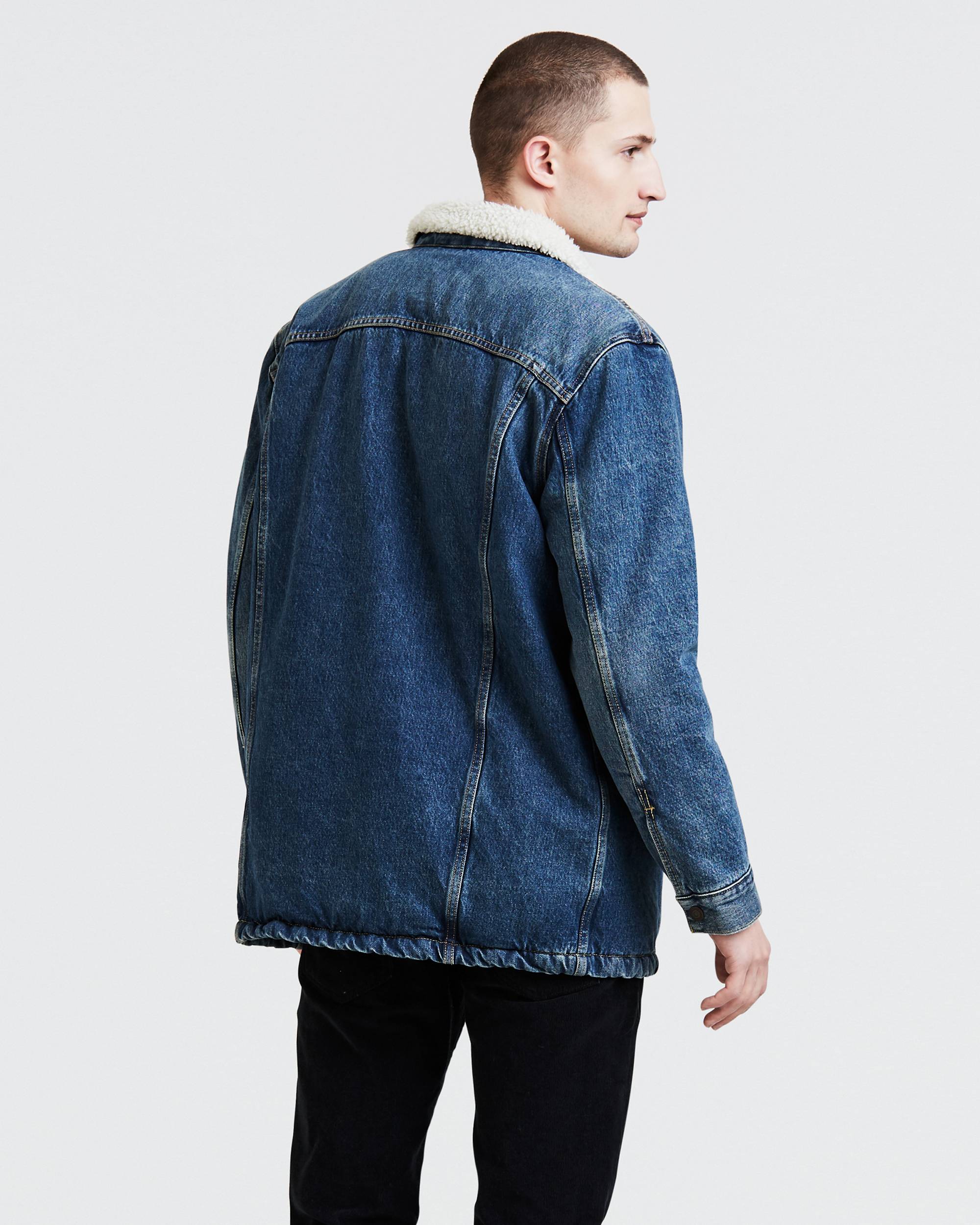 Long Sherpa Trucker Jacket 2