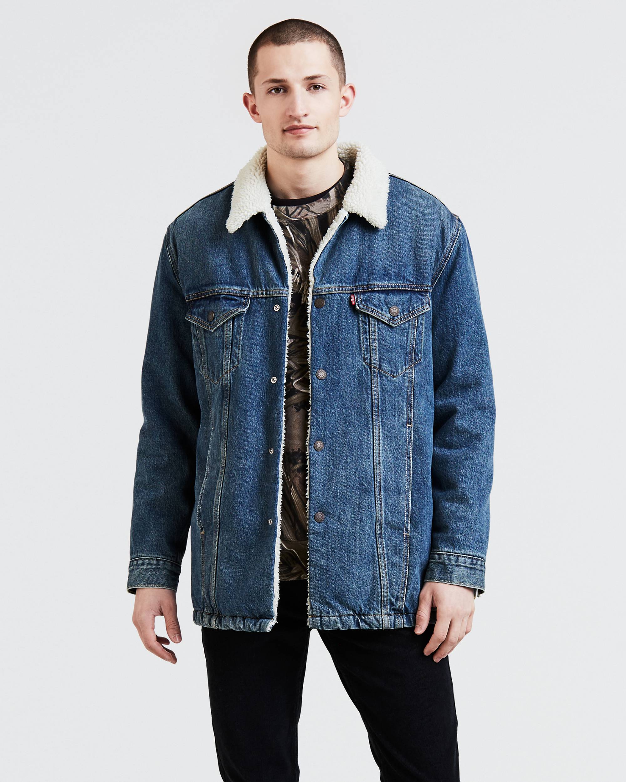 Long Sherpa Trucker Jacket 1