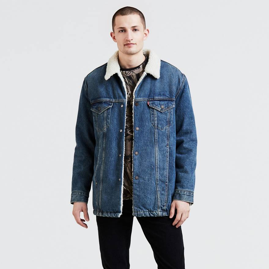 Long Sherpa Trucker Jacket 1