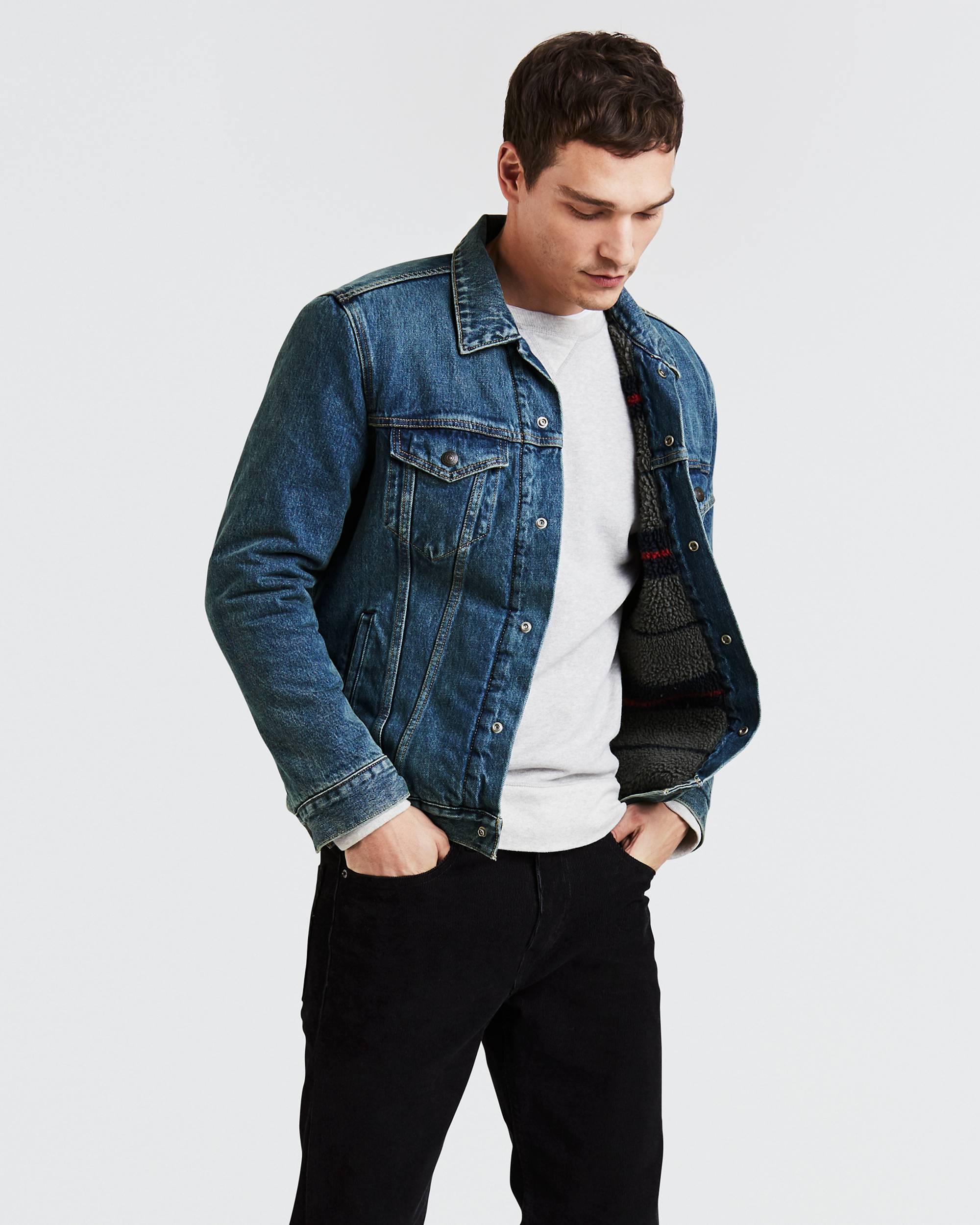 Lined Trucker Jacket 1