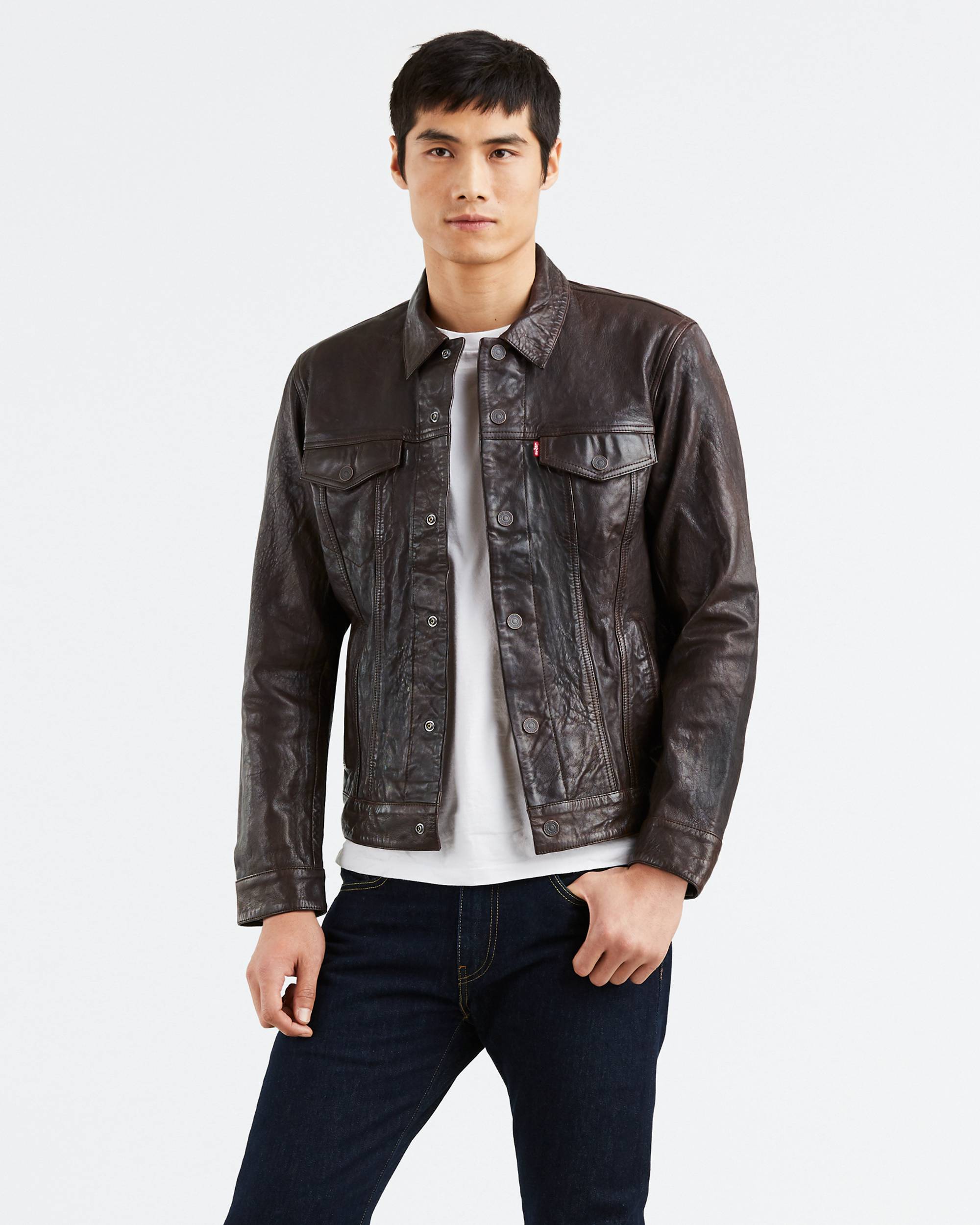 Leather Trucker Jacket 1