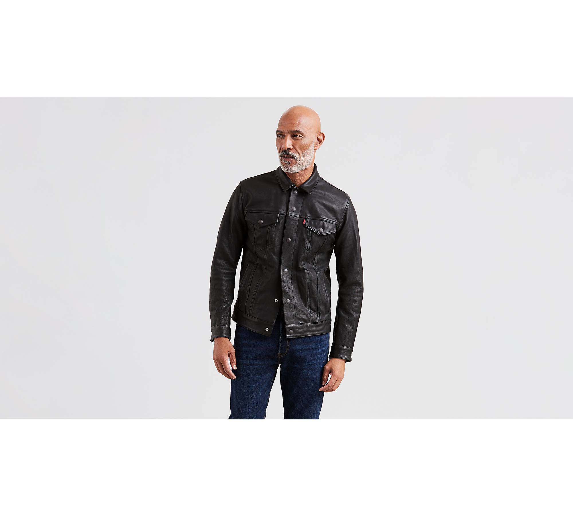 Levi's Men's Trucker Denim Jacket, Size: Medium, Black