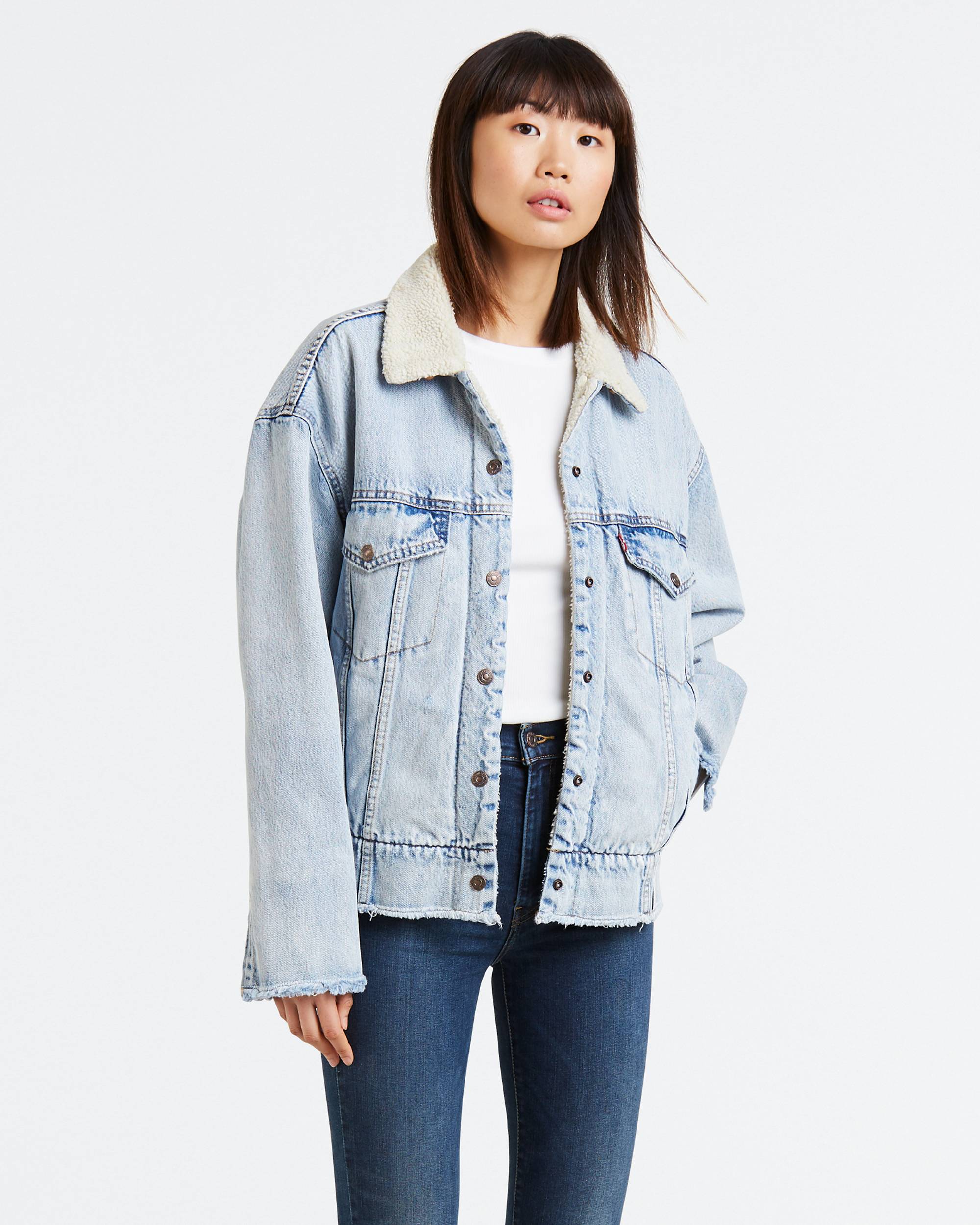 Oversized Sherpa Trucker Jacket 2