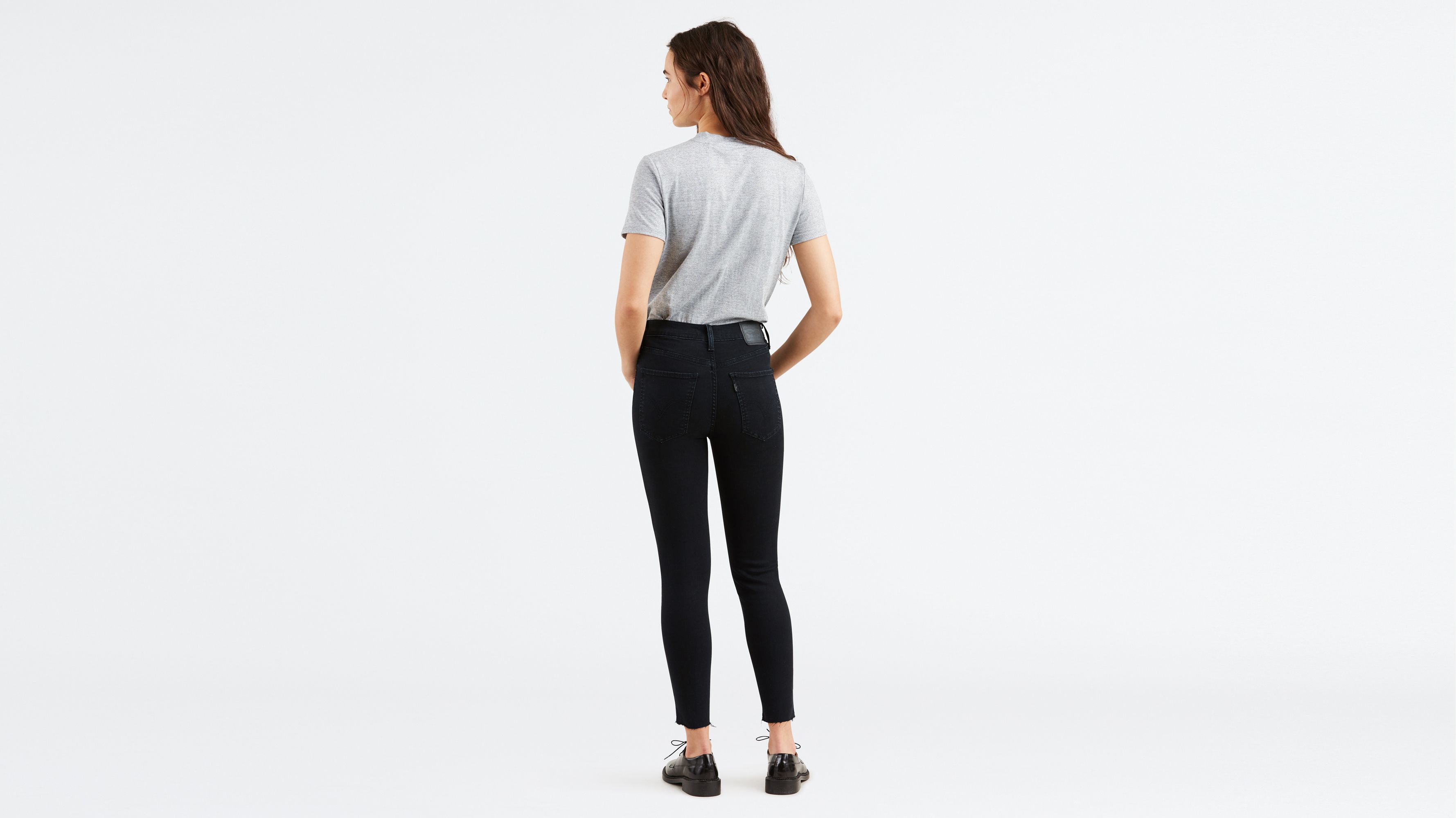 Mile High Super Skinny Ankle Women's Jeans - Black | Levi's® US