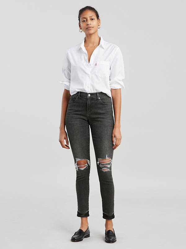 Curvy Skinny Women's Jeans - Grey | Levi's® US
