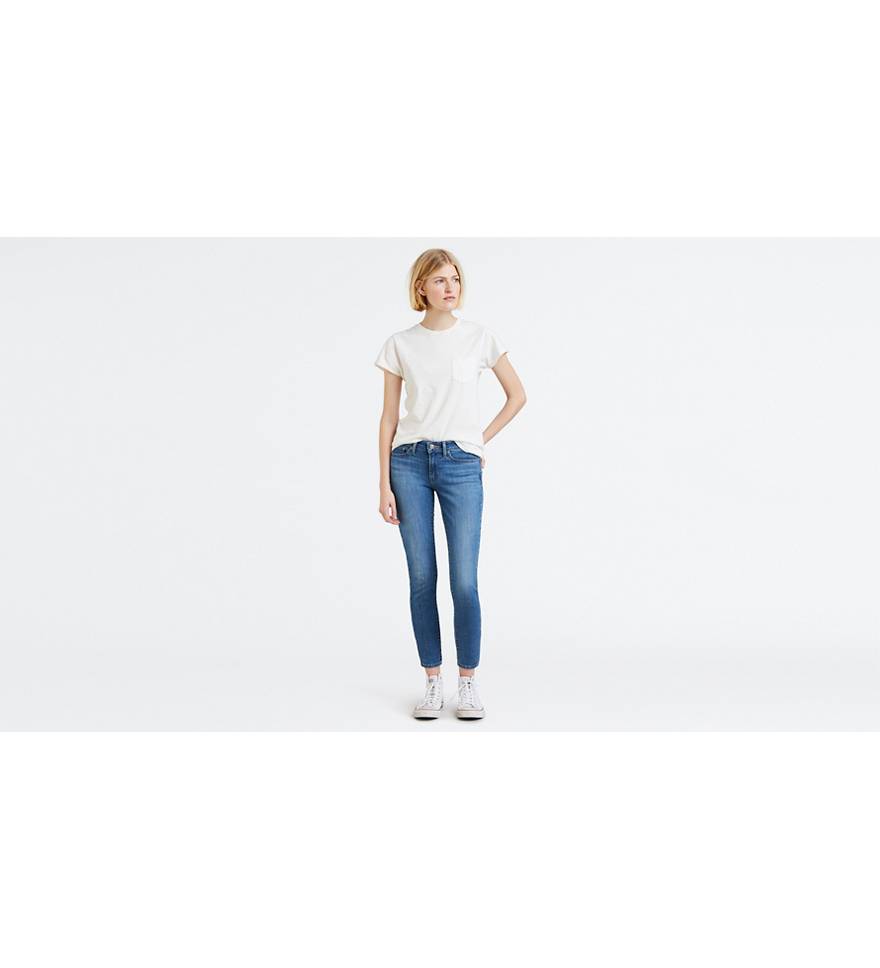 711 Skinny Women's Jeans With Back Zip - Medium Wash | Levi's® US